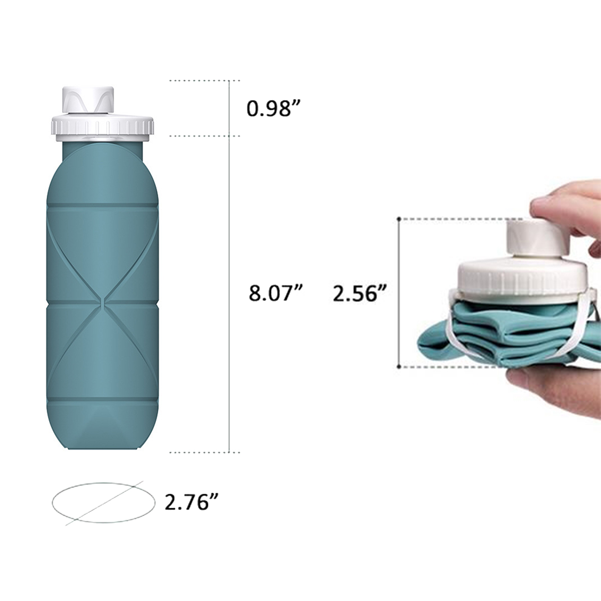 Collapsible Reusable Water Bottle 3