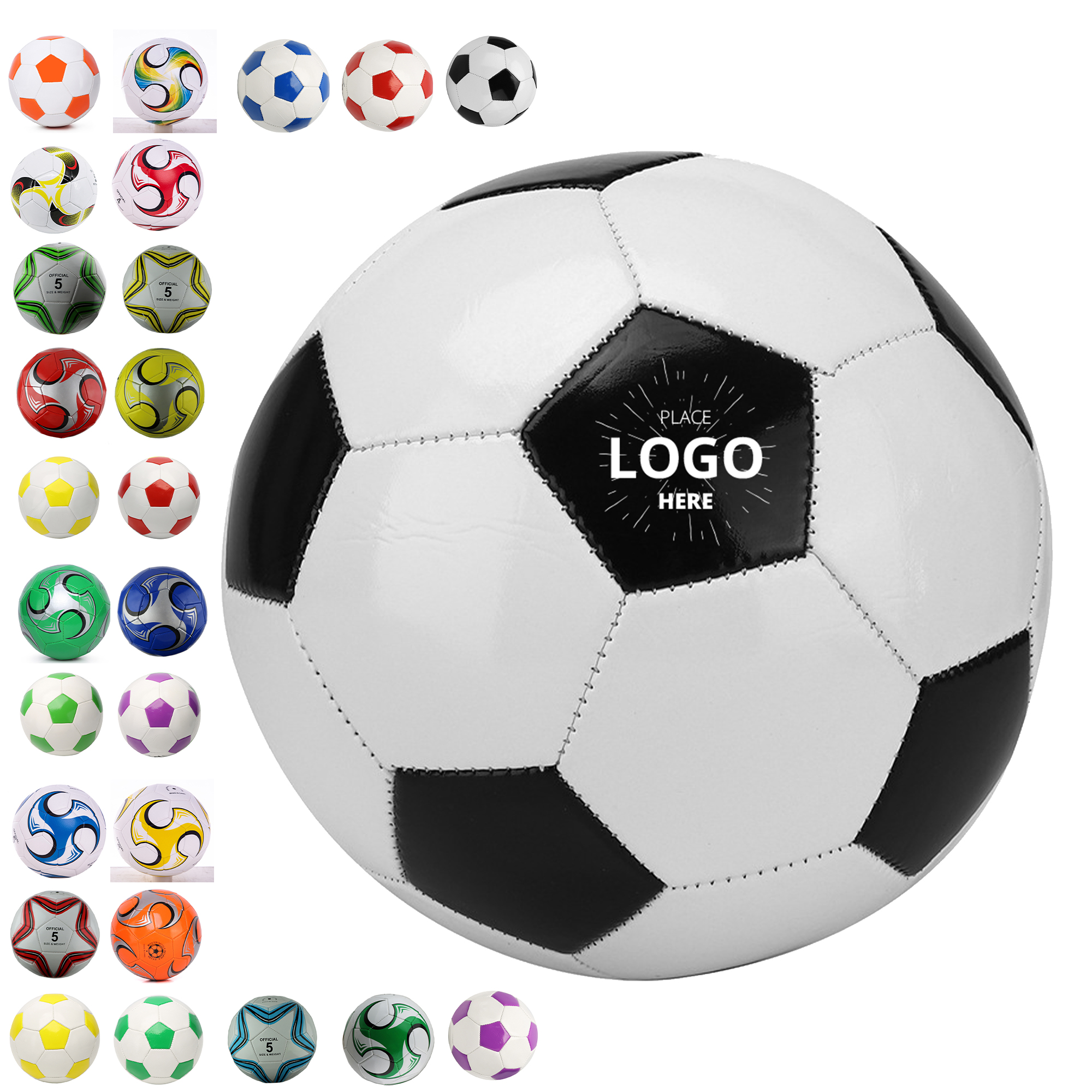 PU Soccer Balls Size 5 2