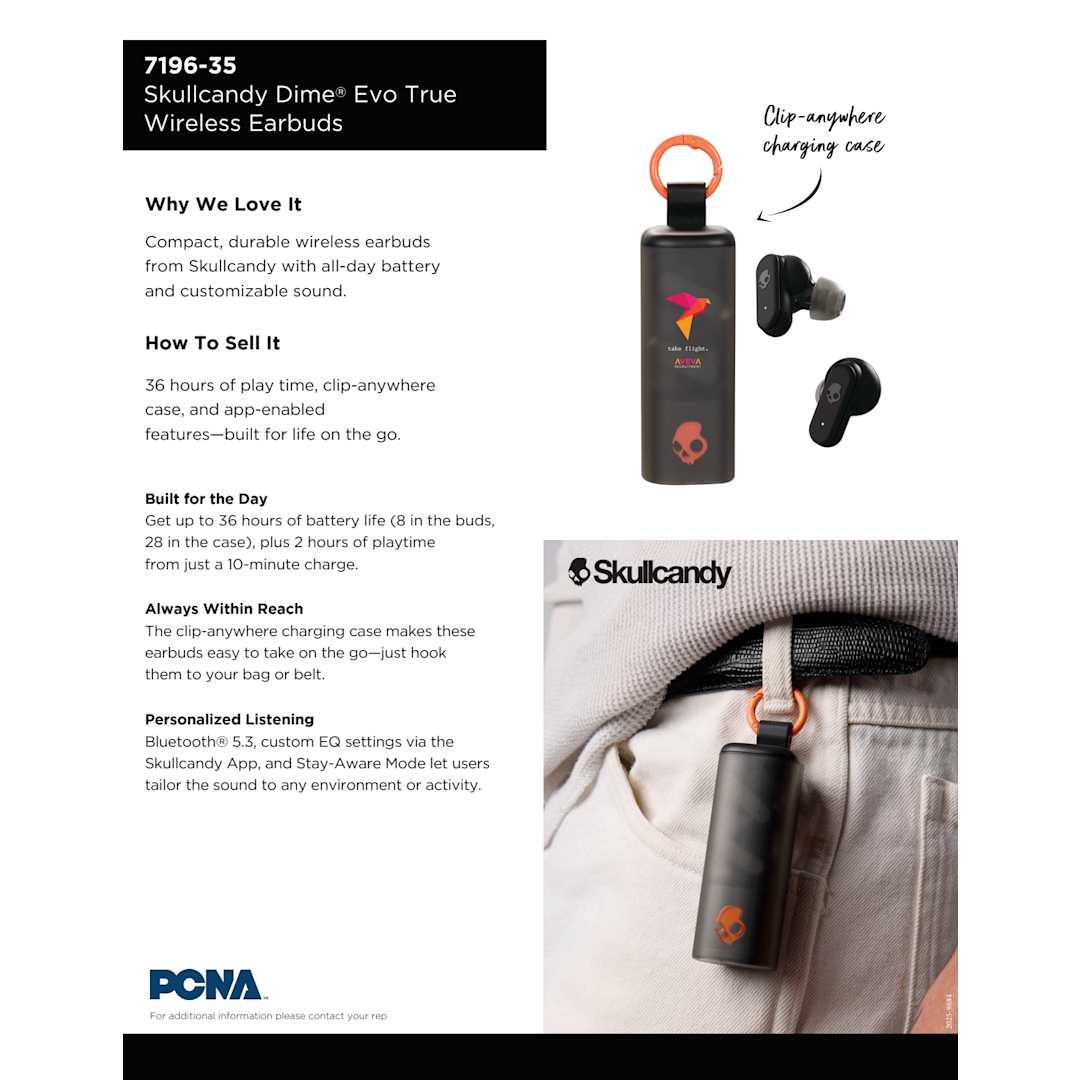 Skullcandy Dime Evo True Wireless Earbuds 113