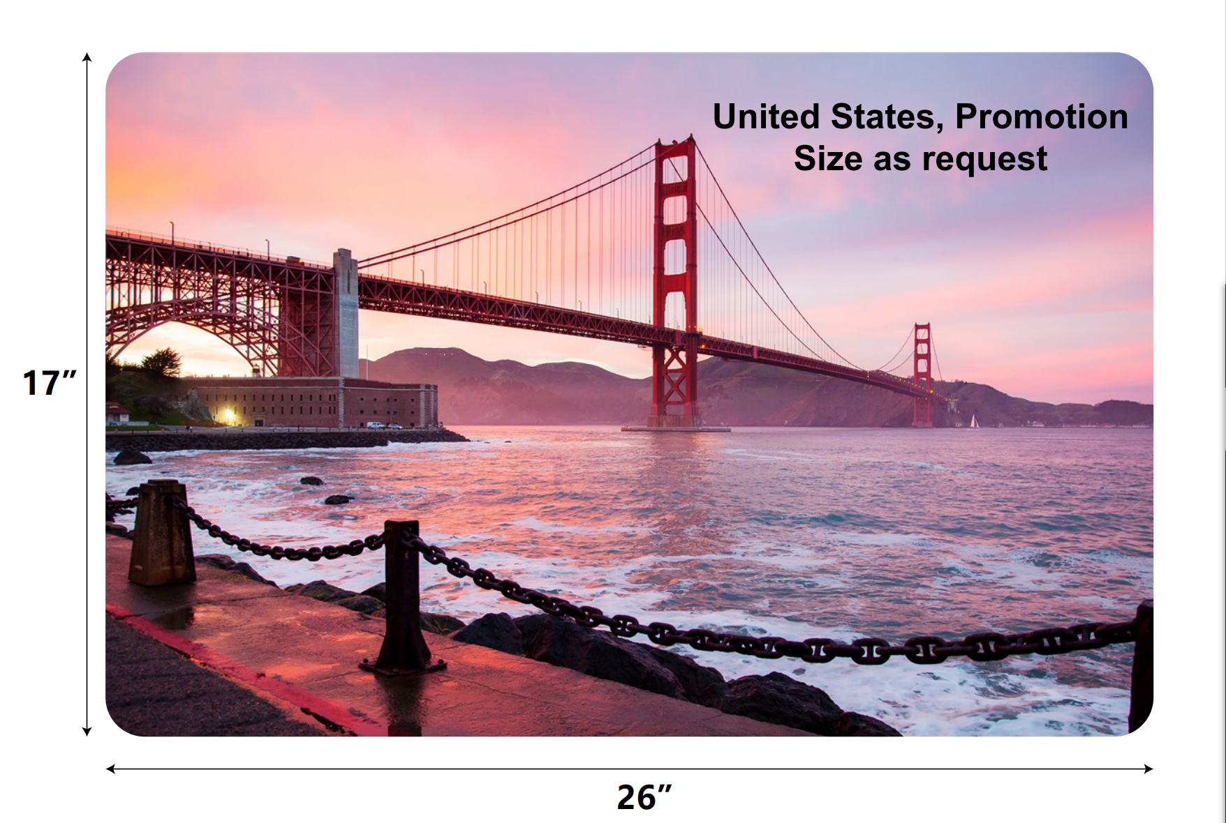 Counter Mat-17" * 26" * 3/16" 2