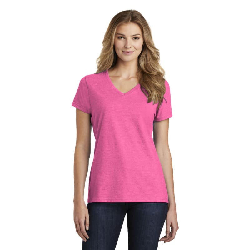 Port & Company Women's Fan Favorite Blend V-Neck Tee. 14