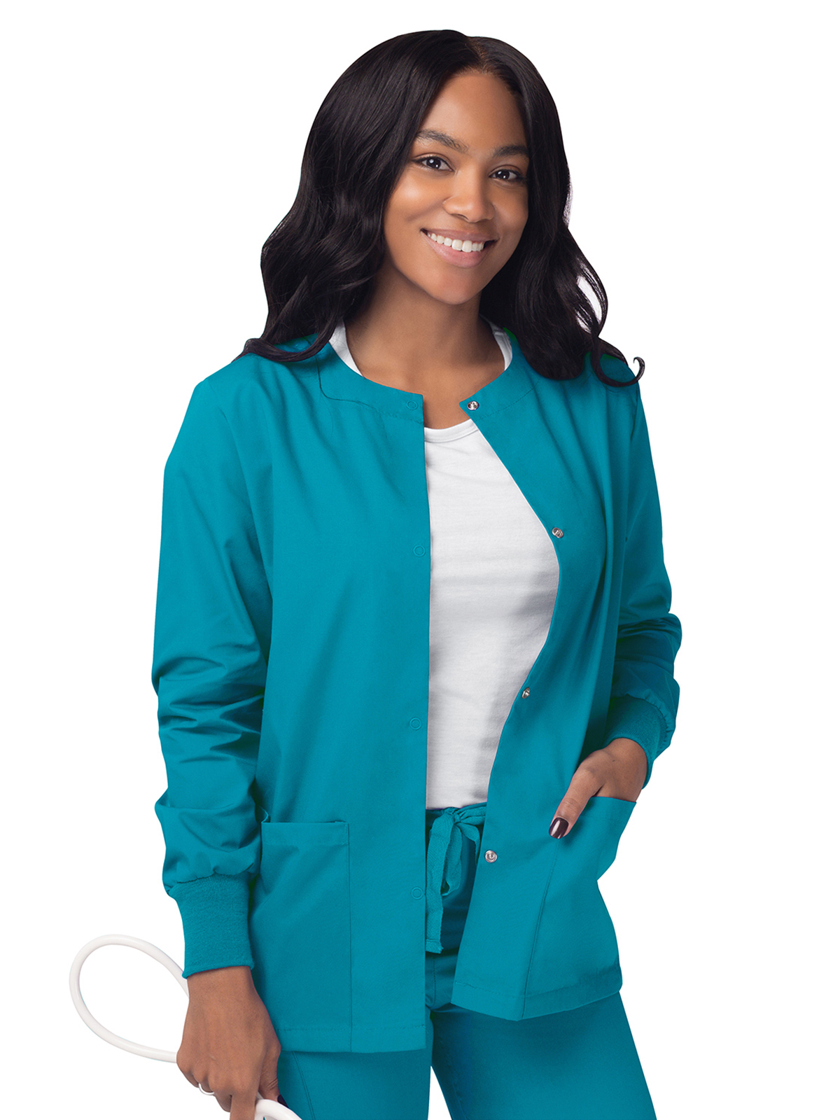 Adar - Sivvan - Women's Warm-Up Snap Close Jacket 28