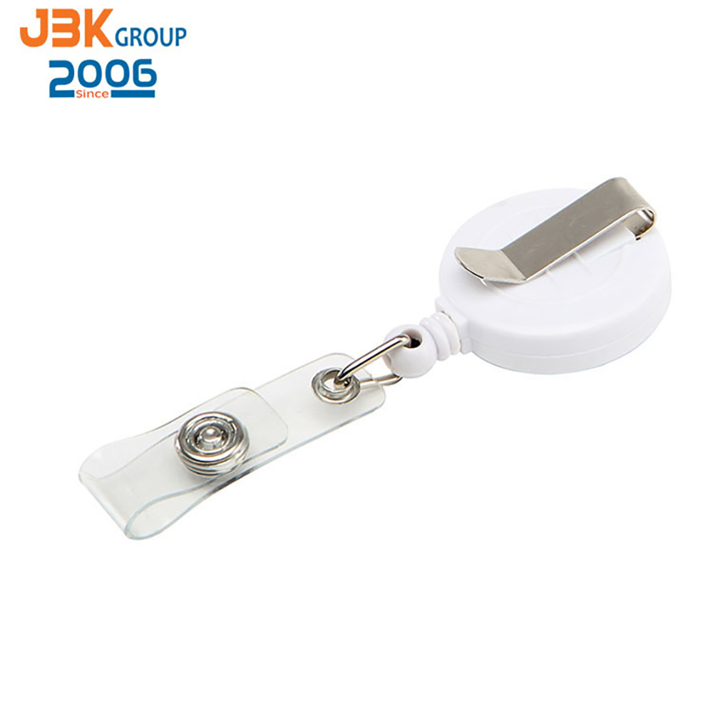 Metal Frame Round Badge Reel Holder w/ Belt clip 6