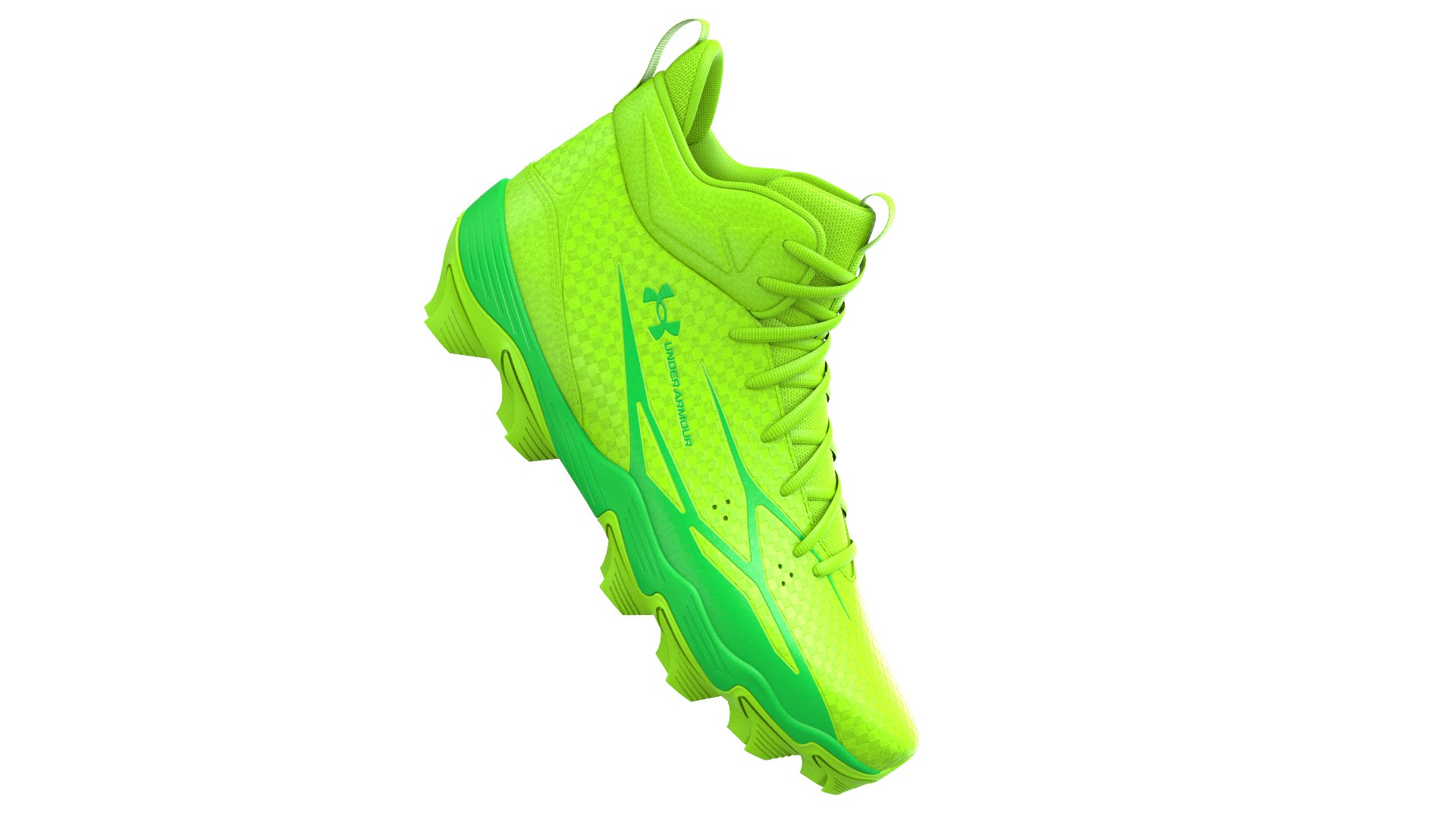 UA Spotlight Hammer Football Cleats 2