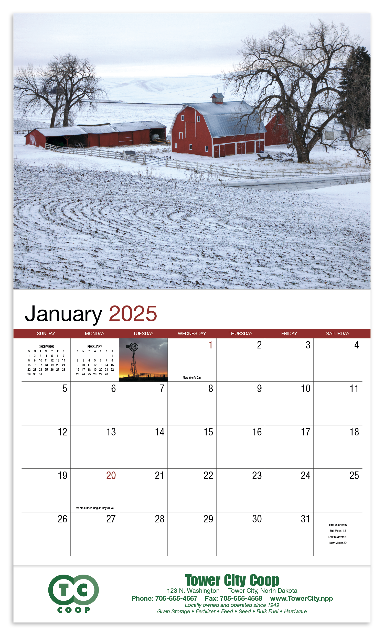 HotLine® Products America's Bounty Appointment Calendar - Stapled 8