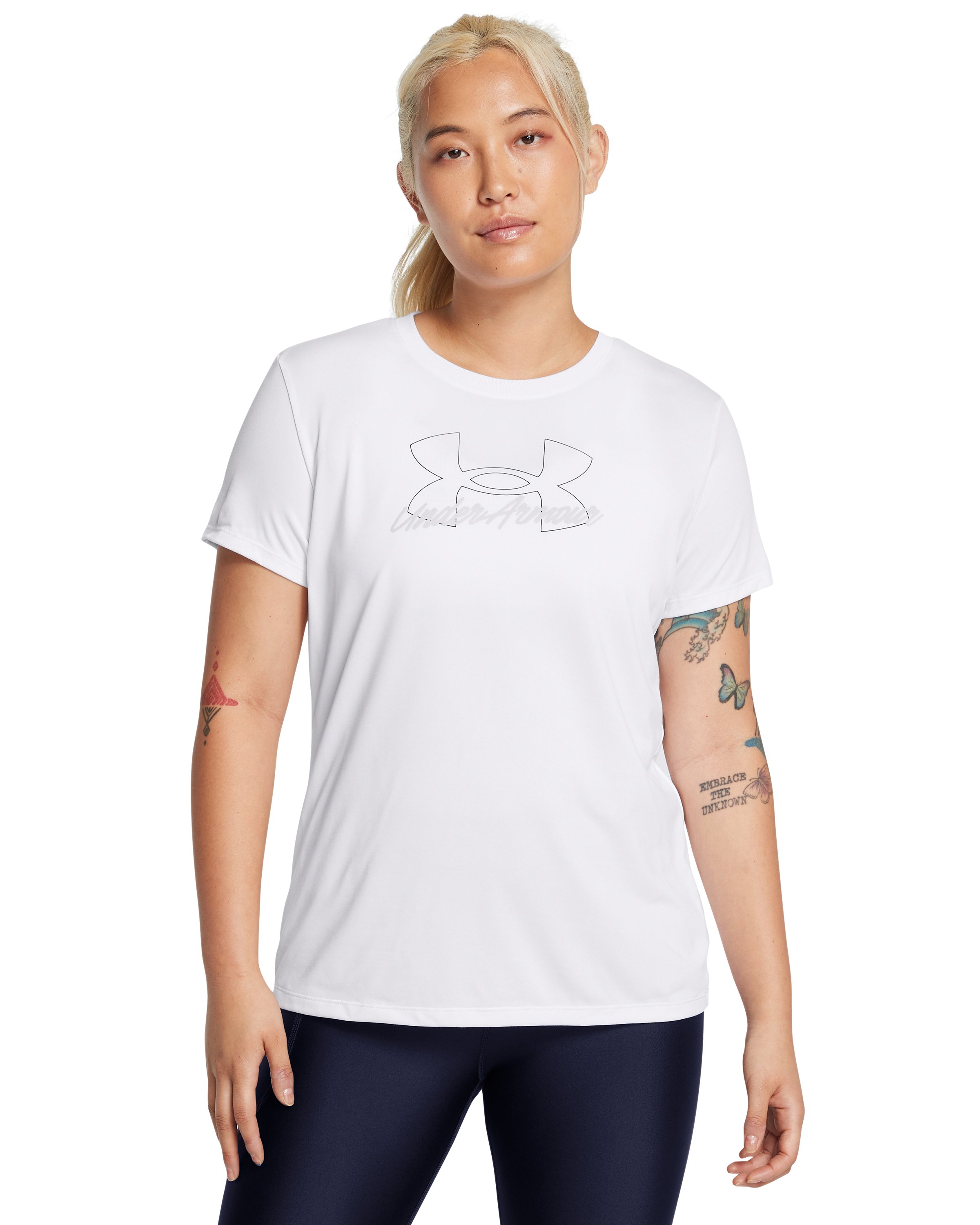 UA Tech Script Women's Short Sleeve 3