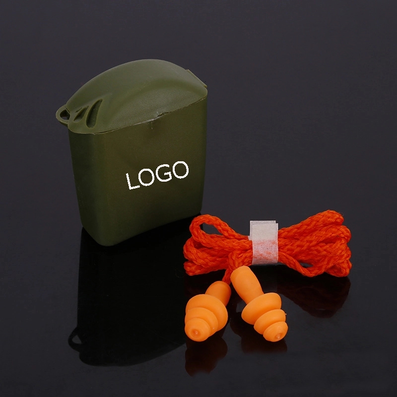 Silicone Corded Earplugs with Carrying Case 4