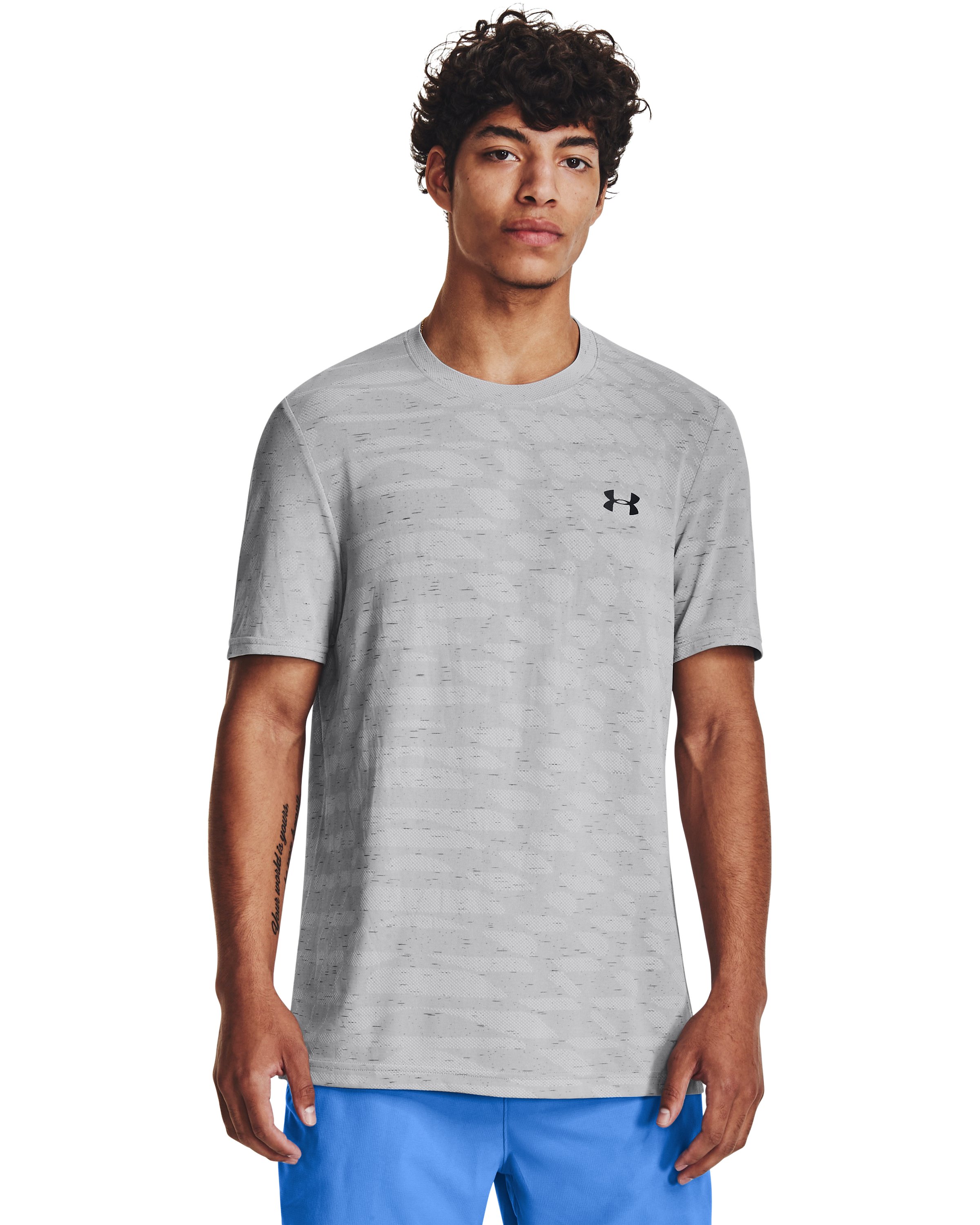 UA Seamless Ripple Men's Short Sleeve 12