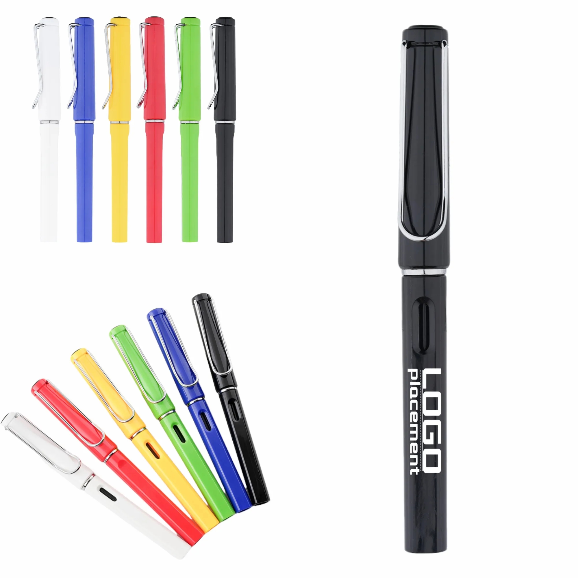 Candy Color Custom Logo Gel Pen, Student Signature Ink Pen
