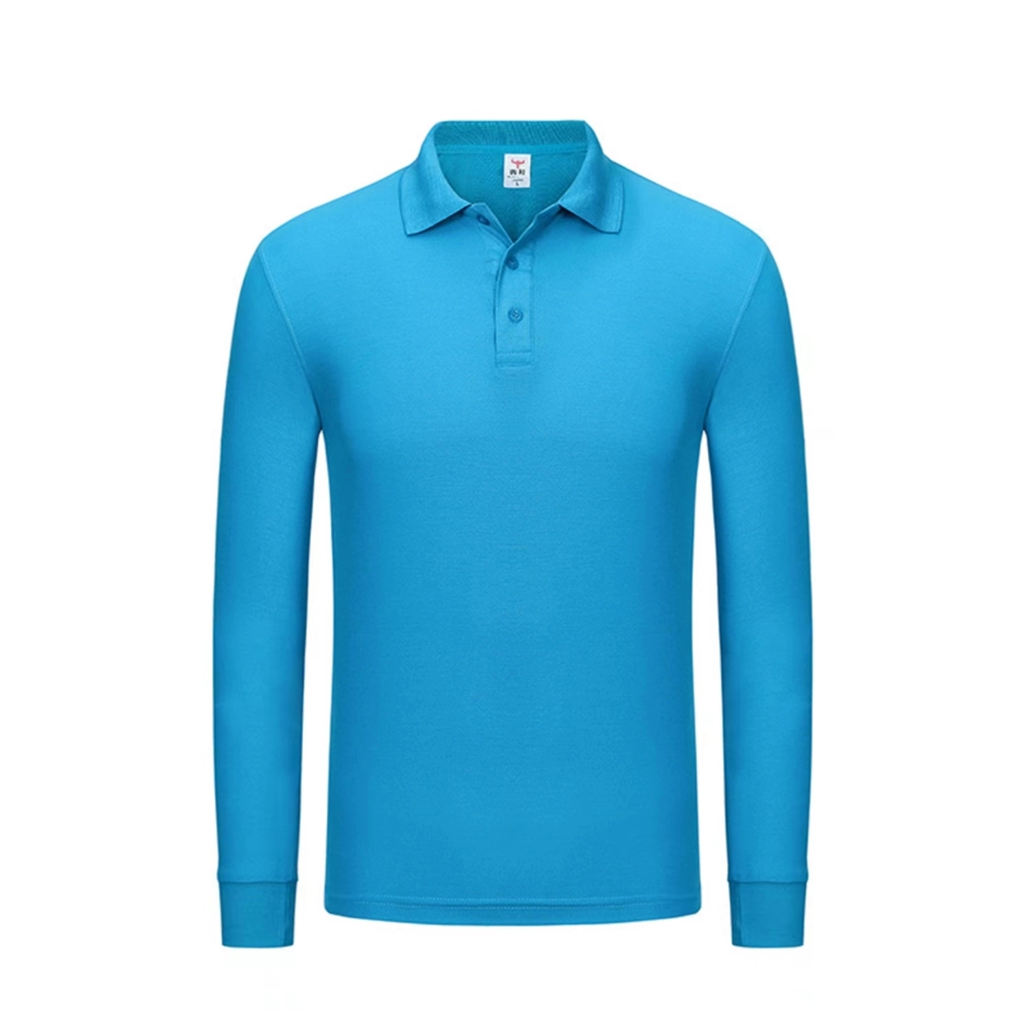 Ladies' Long-Sleeve Polo Shirts Sweatshirt Tops Work Clothes 5