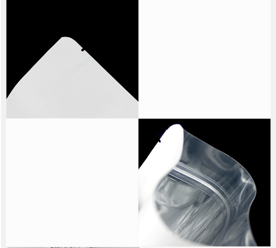 White Aluminum Pouches That Seal 2