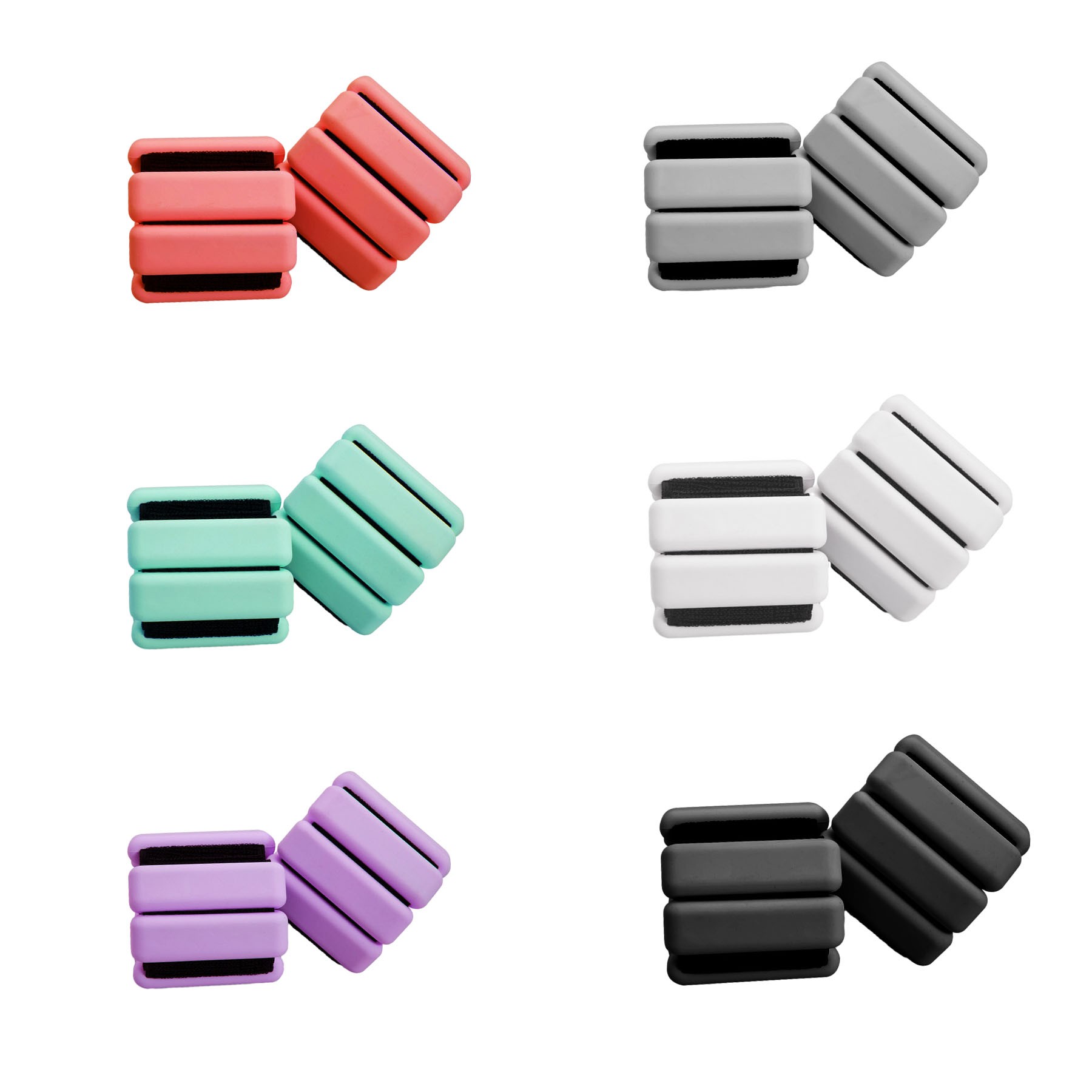 Adjustable Wearable Wrist And Ankle 2Lb Weights 3