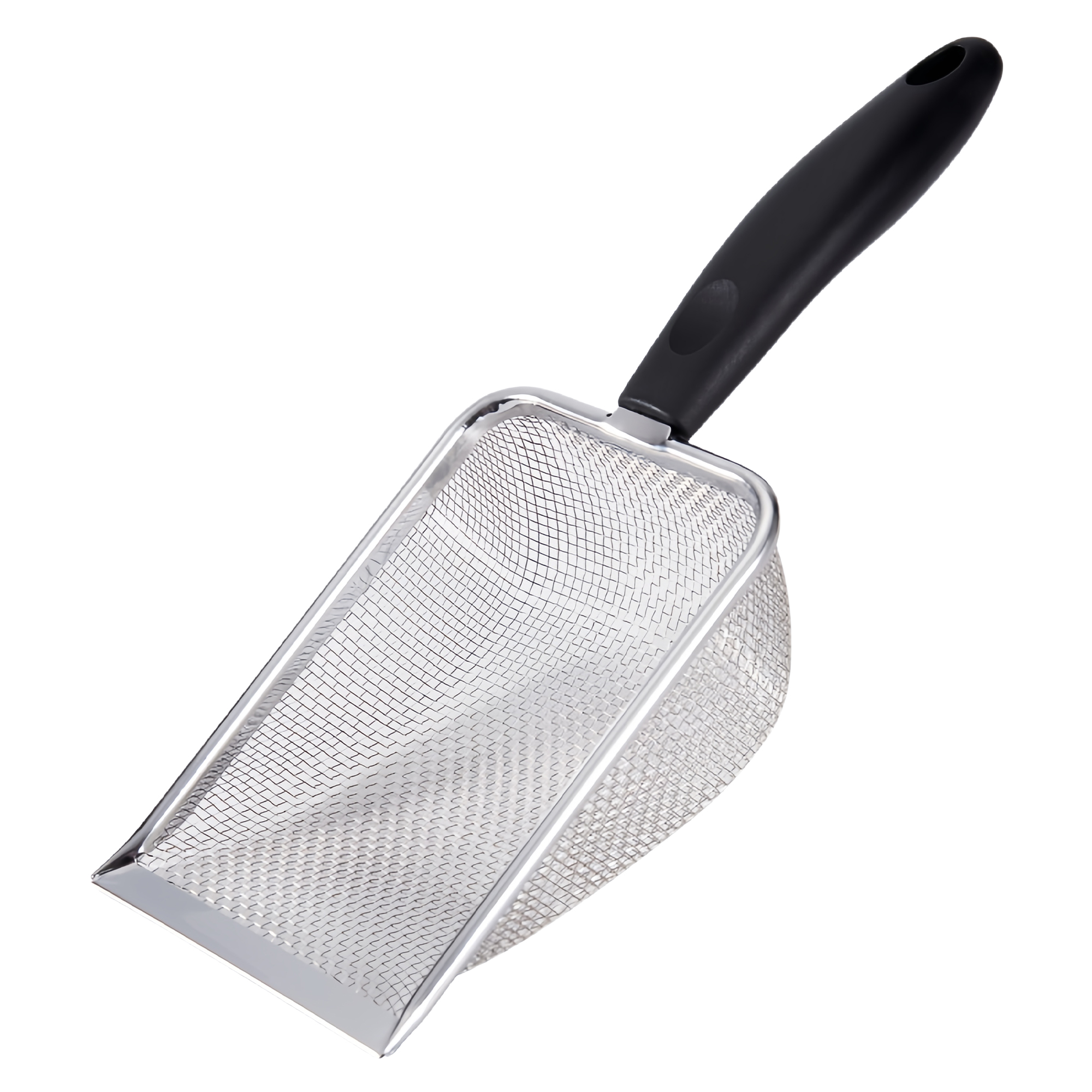 10 Mesh Pet Scoop Long Handle Stainless Steel Litter Scoop for Cats Chickens Reptiles Beach 5