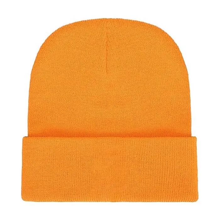 12" Long Knit Beanie with Cuff 4