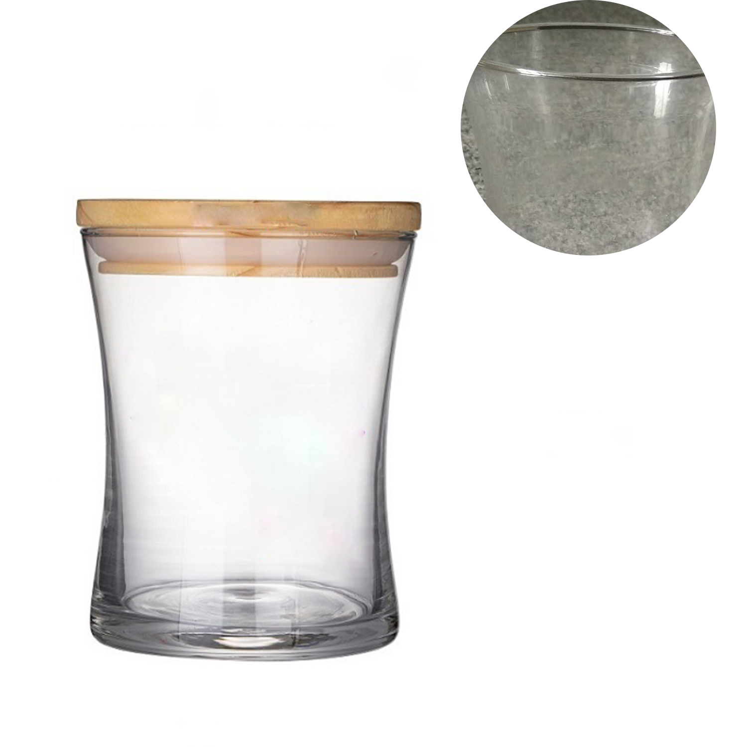 15oz Clear glass Waist Cup 6