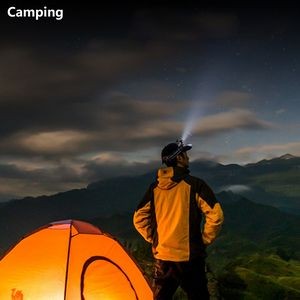Headlamp Flashlight With 5 Lighting Modes And Elastic Band 8