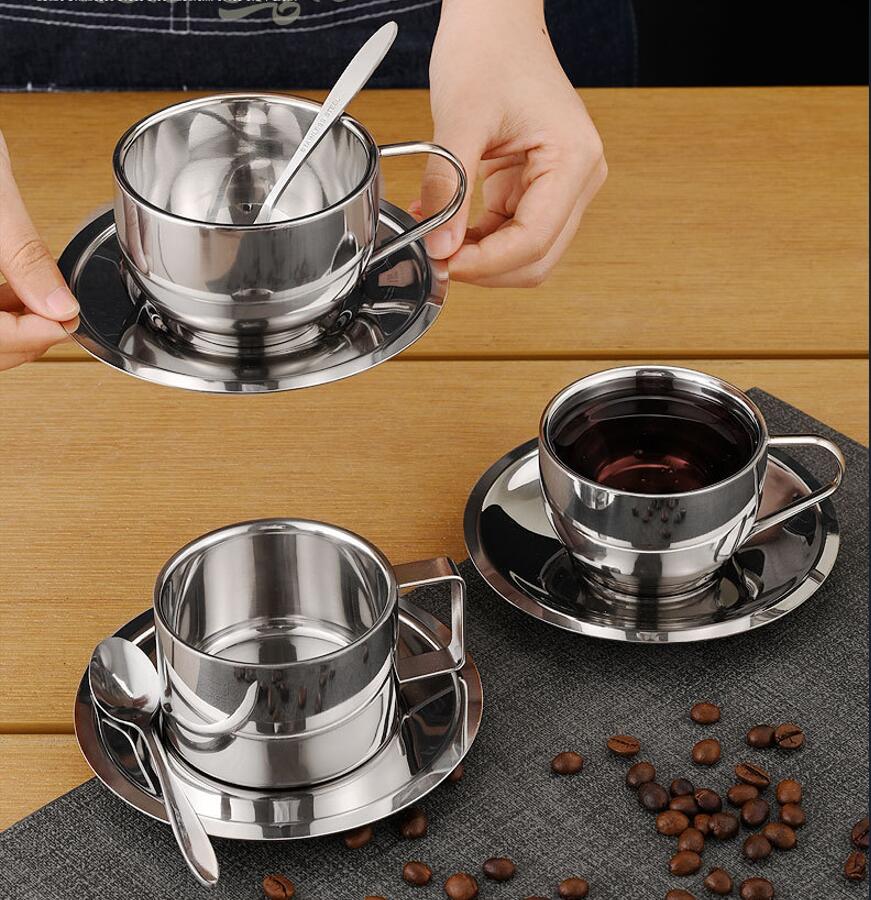 European-style Double-layer Coffee Cup 1