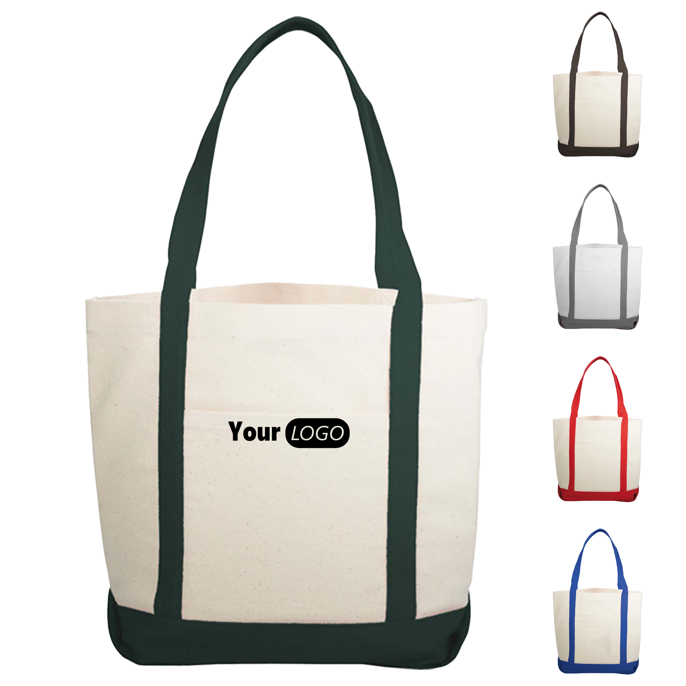 24 Oz. Cotton Canvas Classic Boat Tote ?C Style Meets Versatility 2
