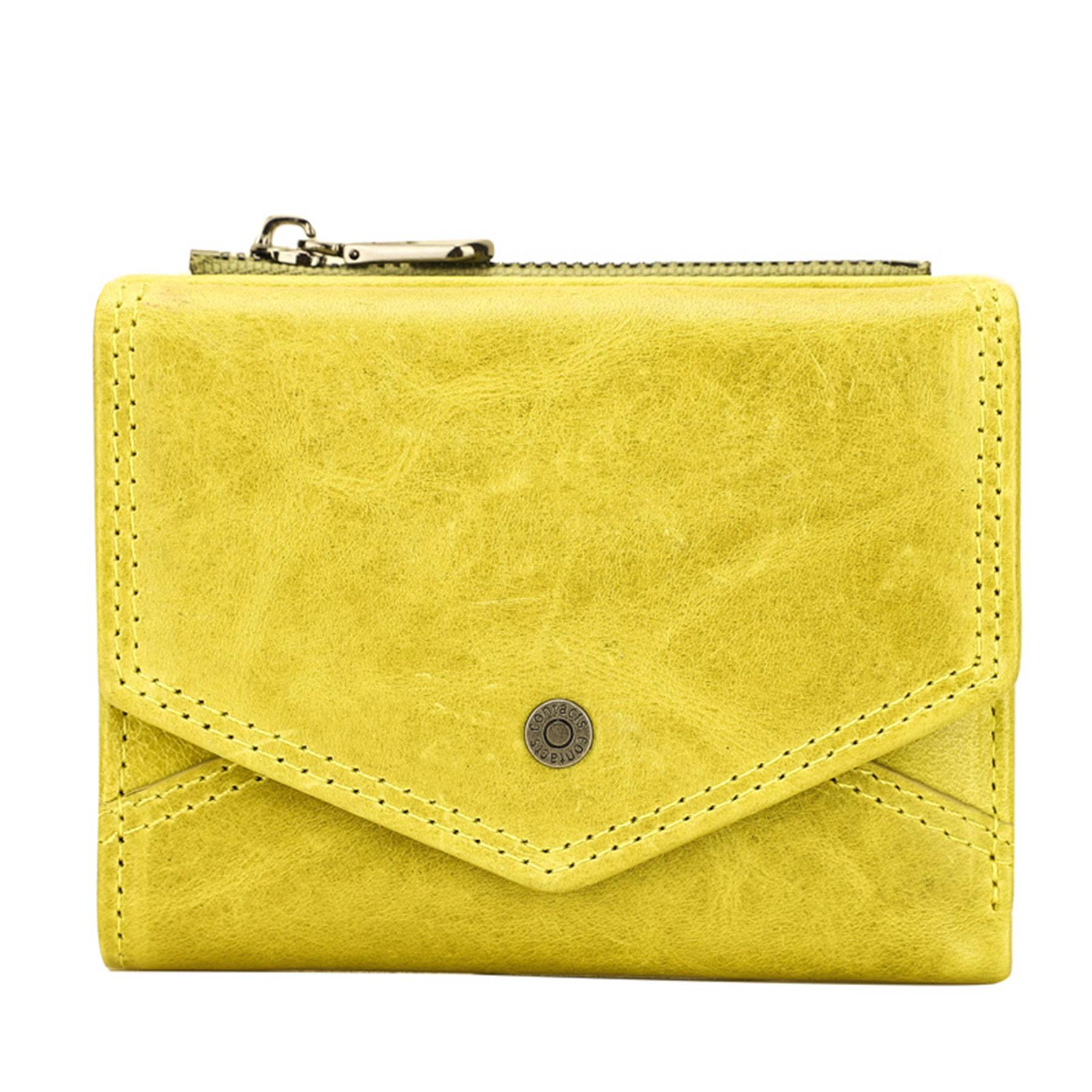 Genuine Leather RFID Anti-thief Zippered Wallet 4