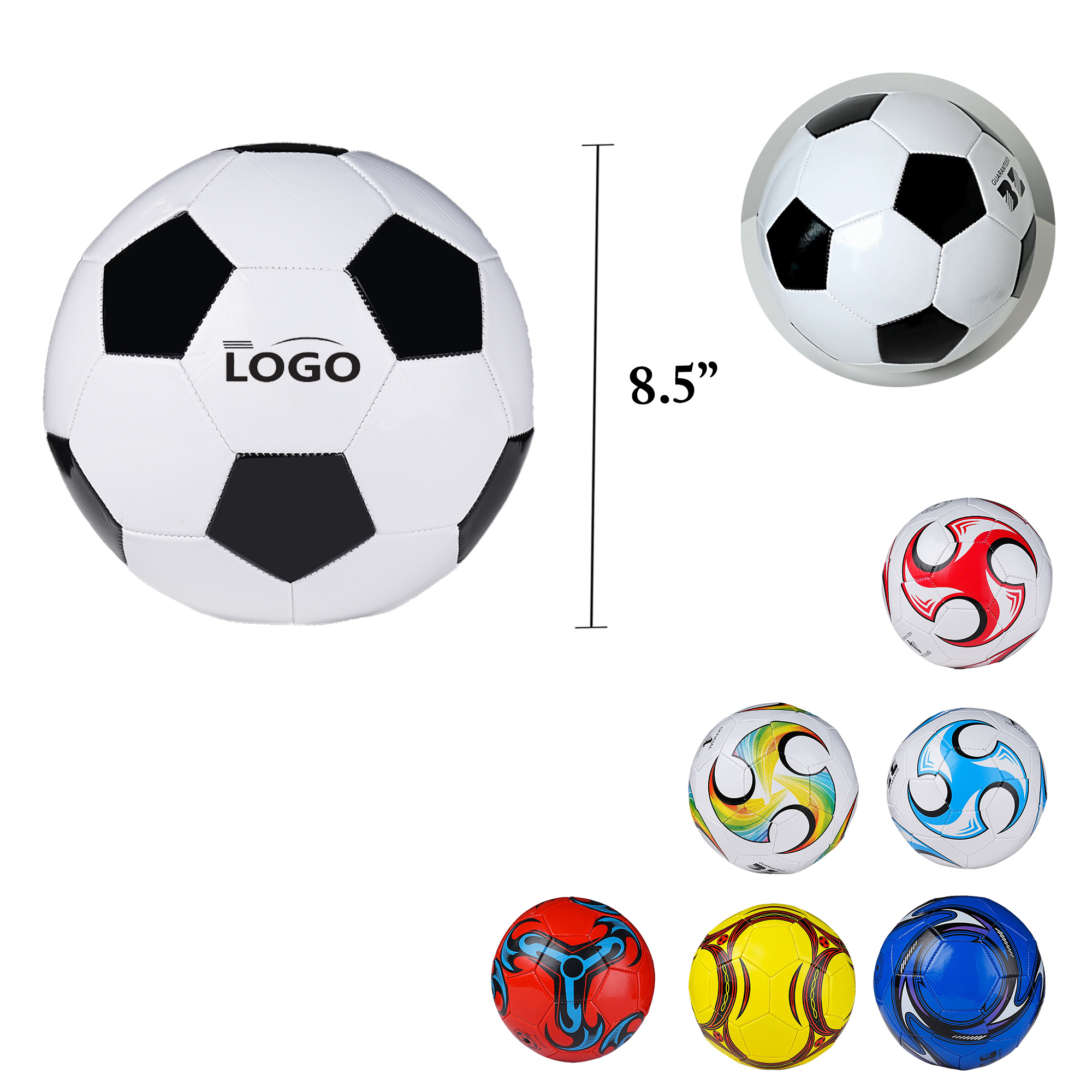 MOQ50 Versatile PVC Soccer Balls For Training And Matches 3