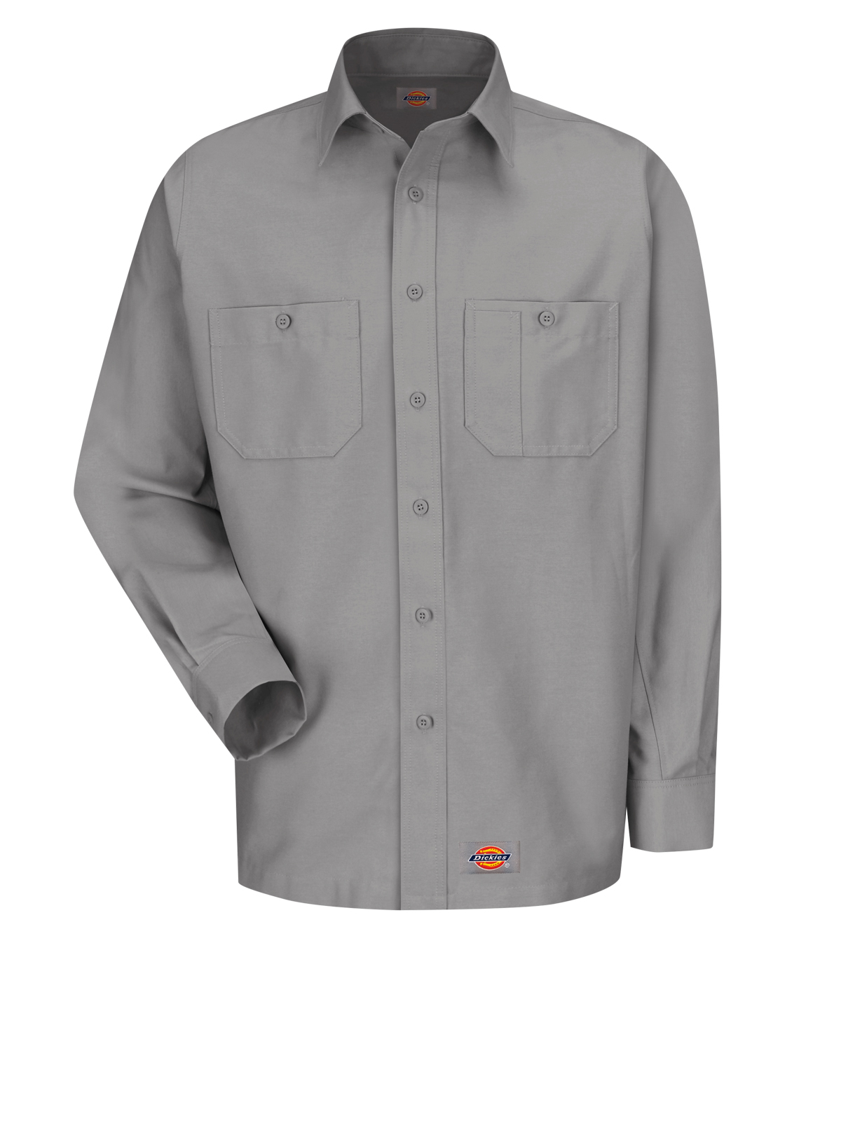 Dickies Shirts - Men's Long Sleeve Black Canvas Workshirt 1
