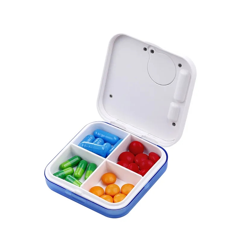 Smart Timing Four Cell Small Pill Box 4