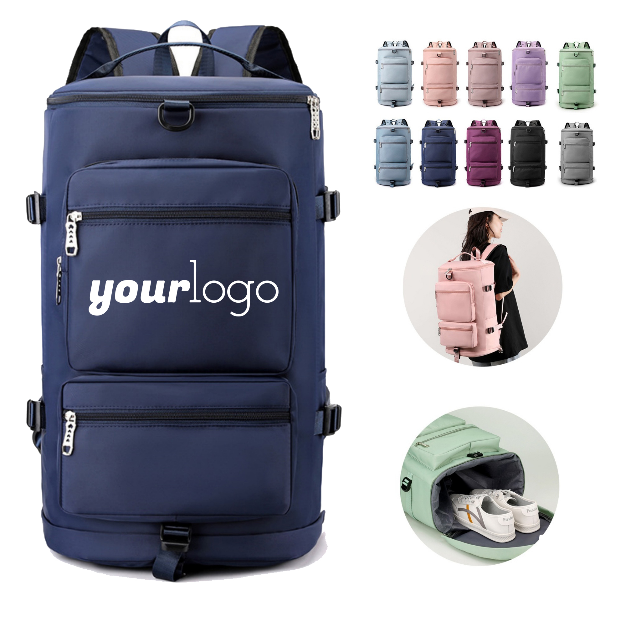 Stylish Soft - Travel Backpack with Big Opening Design 13