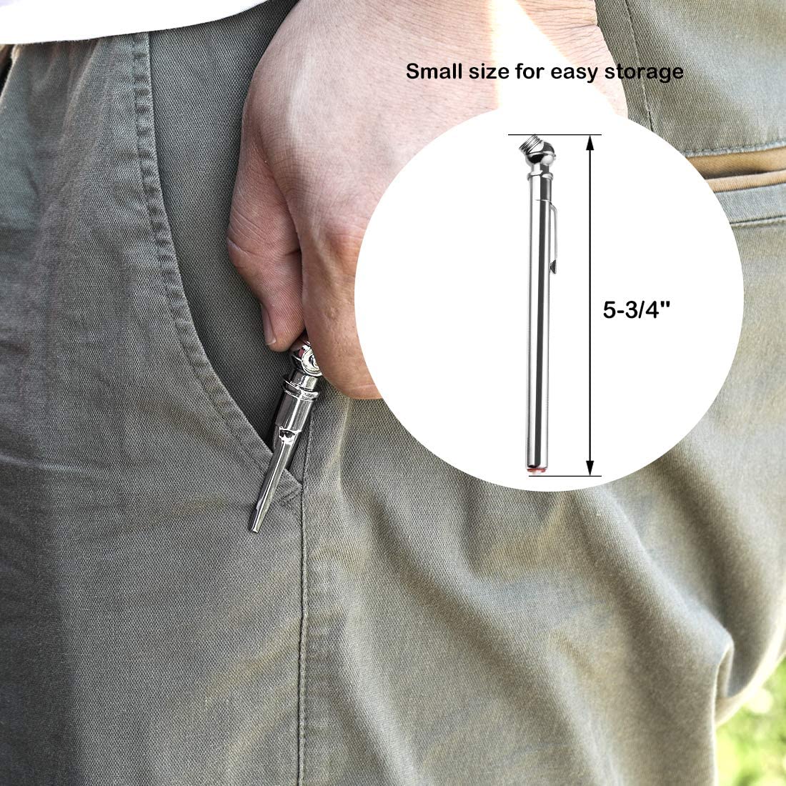 Aluminum Tire Gauge 6