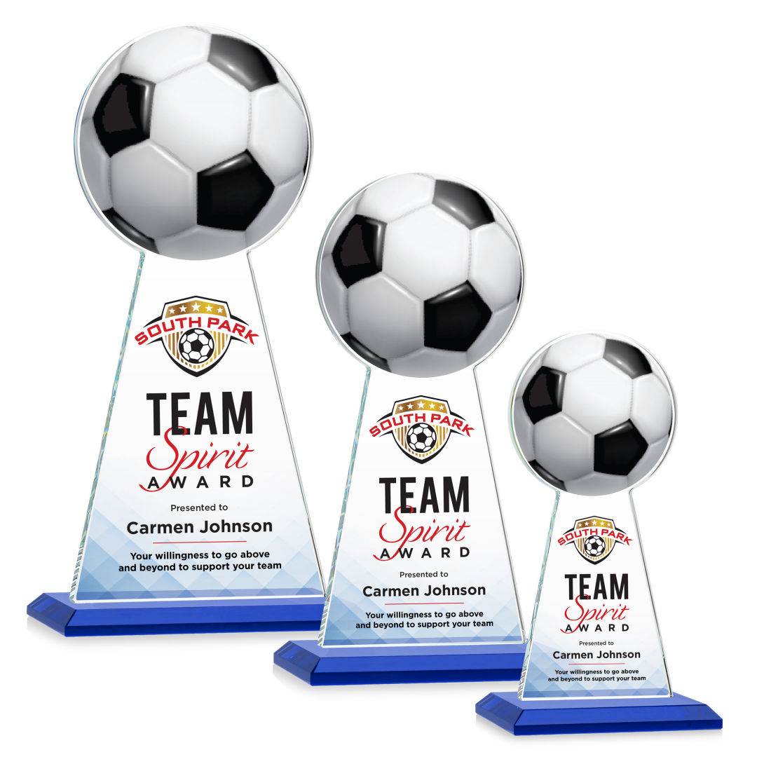 Edenwood Soccer VividPrint™ Award - Blue