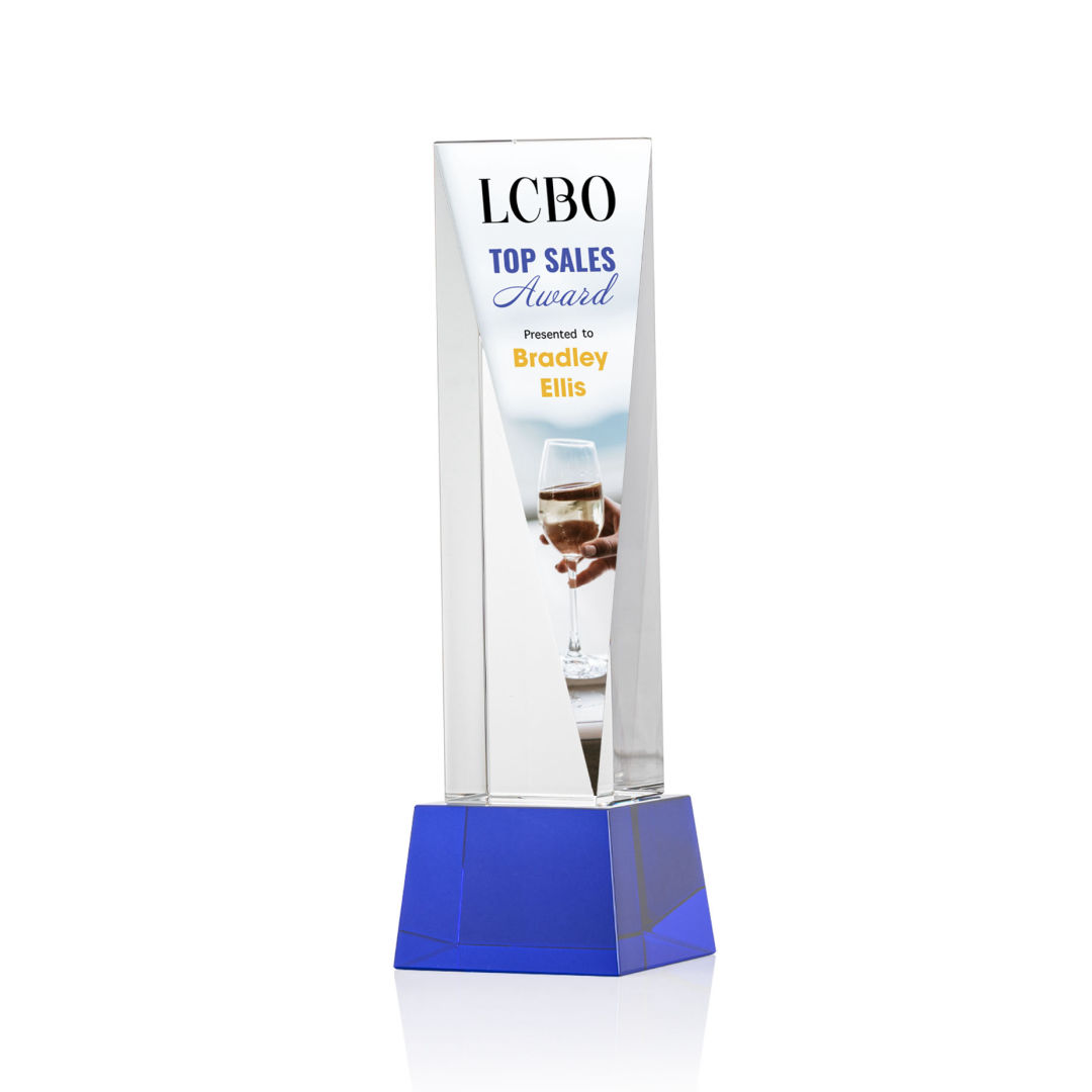 Easton VividPrint™ Award on Base - Blue