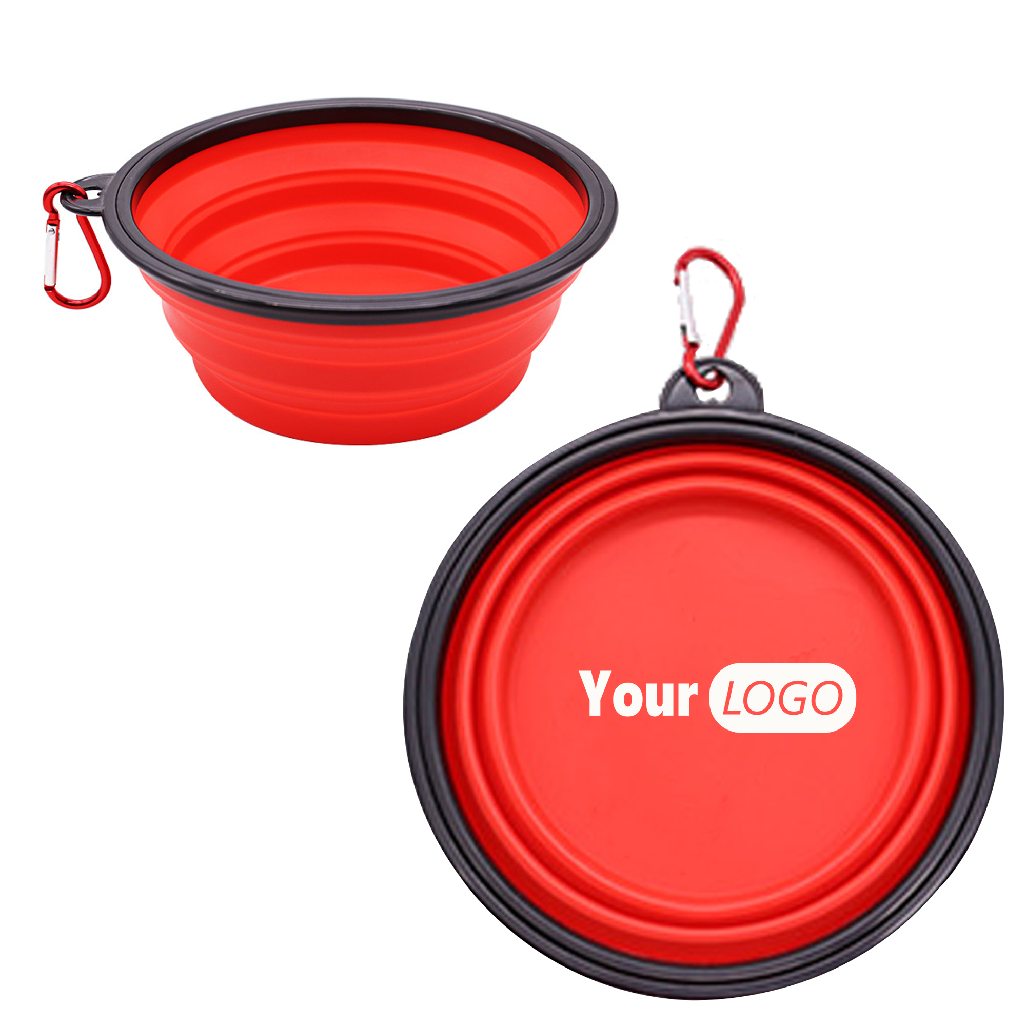 Food Grade Custom Collapsible Pet Bowl 2