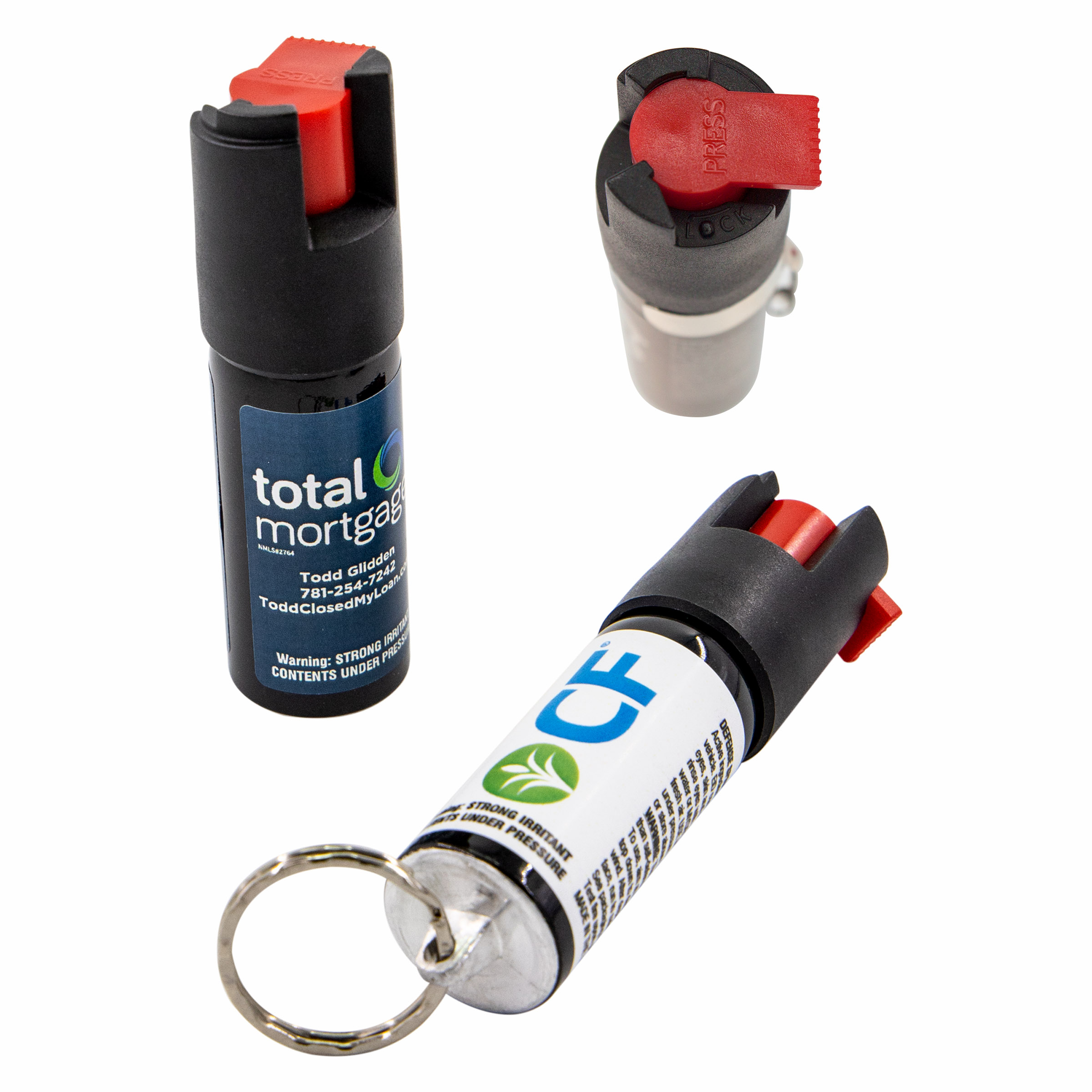 Pepper Spray 0.5 oz. can with key ring 3