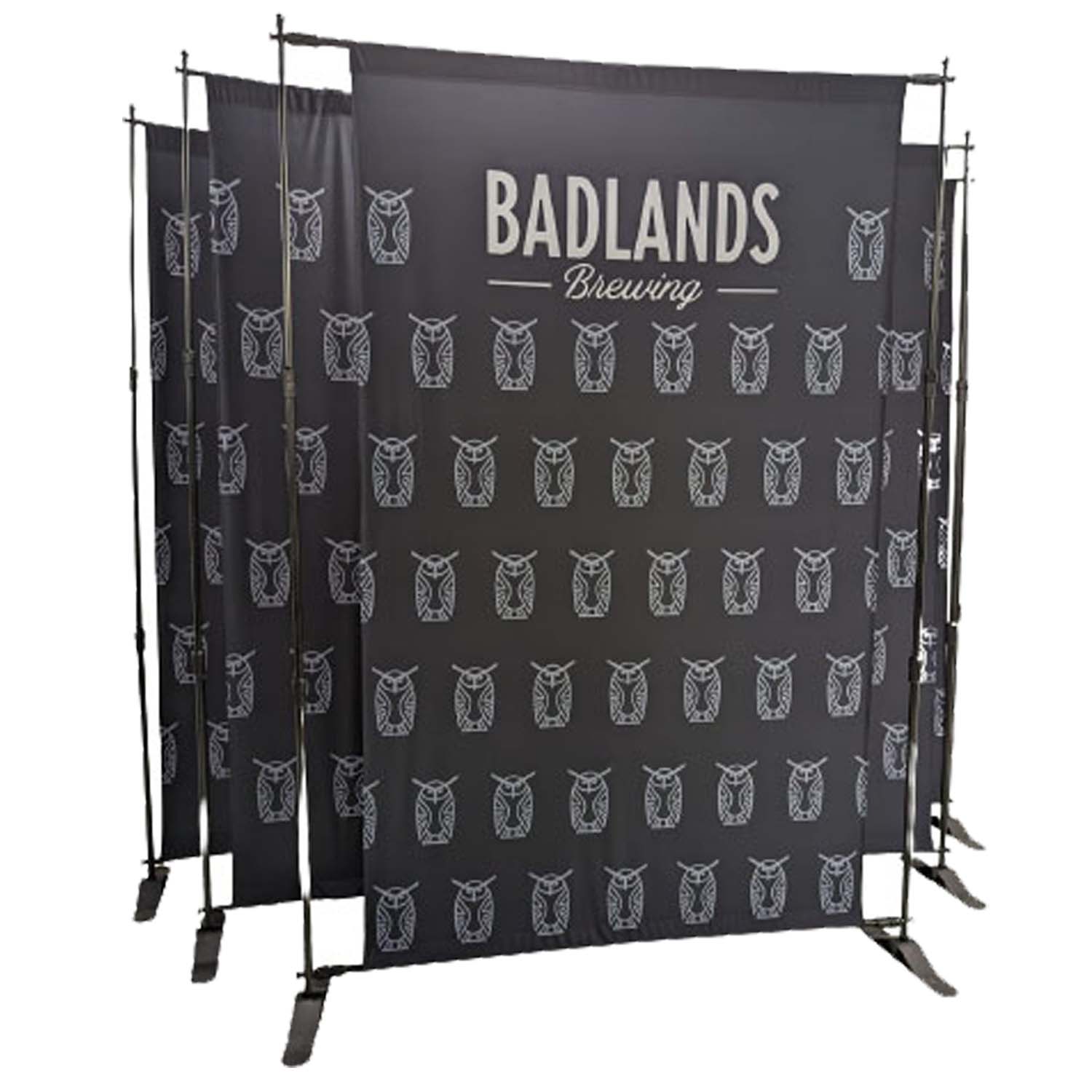 24 Hr Express Ship- 5' Exhibitor Expanding Display Kit, Media Wall Backdrop with Full Color Graphics 6