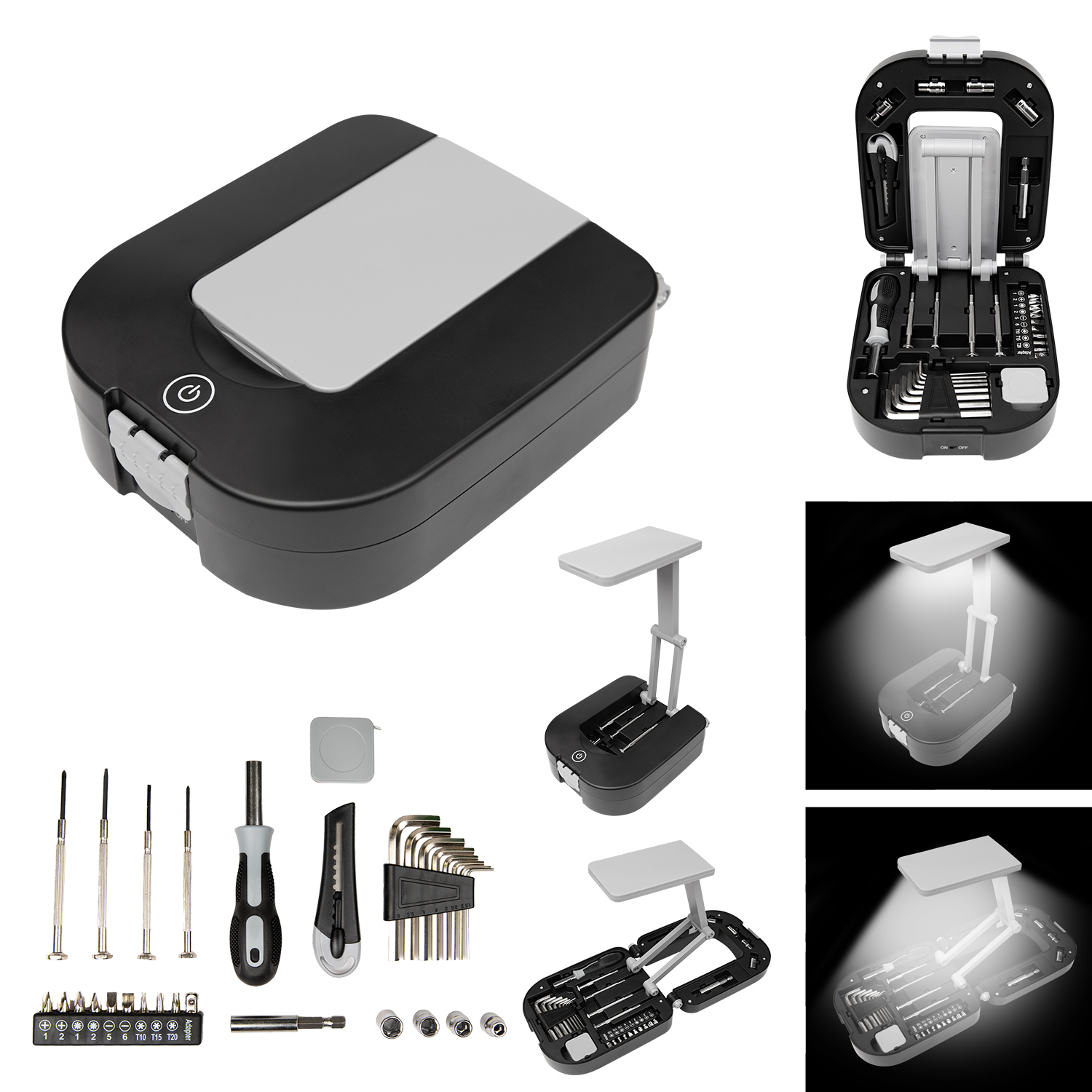 30 Piece Tool Kit With Light 2
