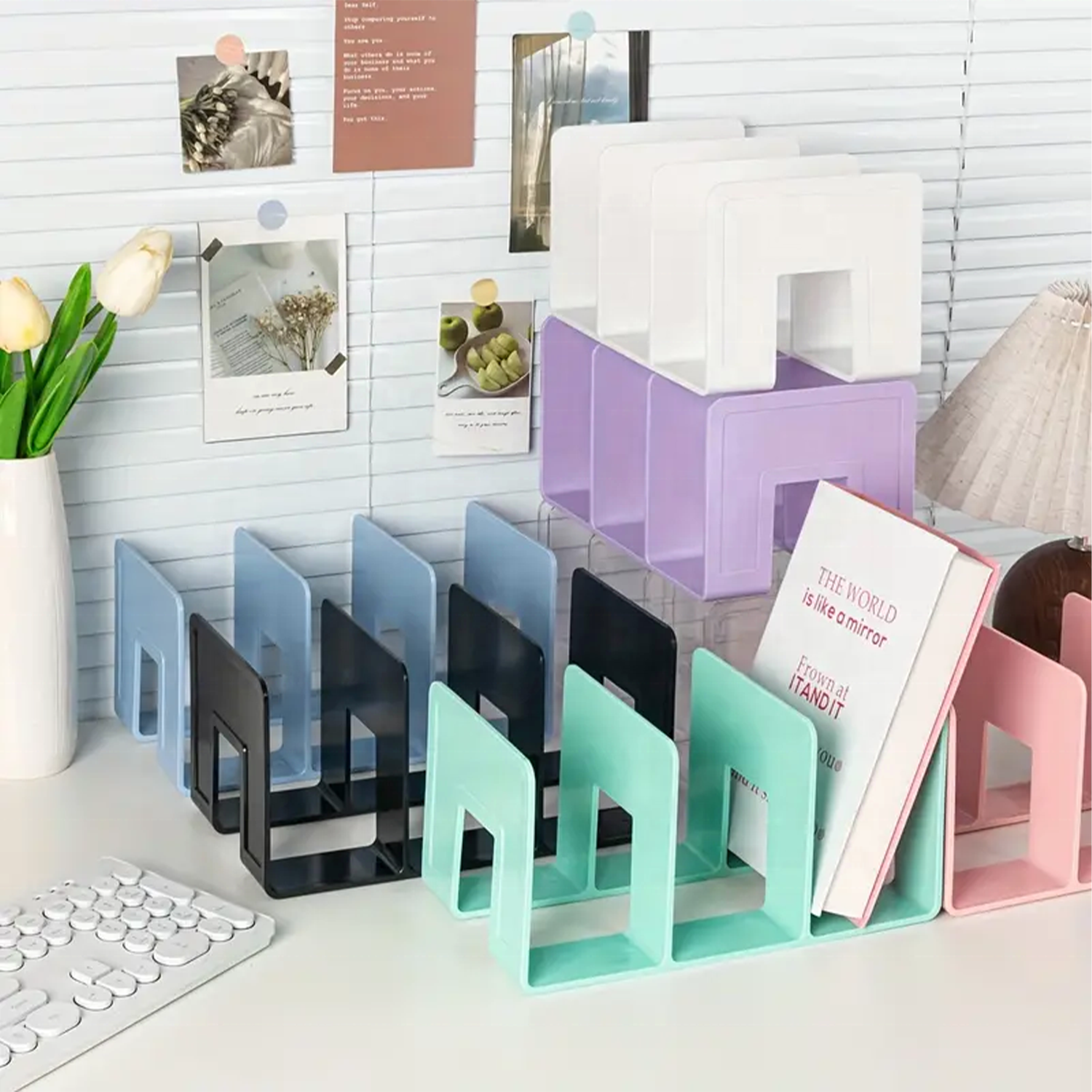 Clear Acrylic Multi Compartment Display Rack 11