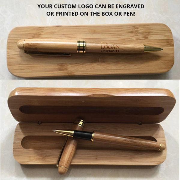 Executive Wooden Rollerball Pen Set 2