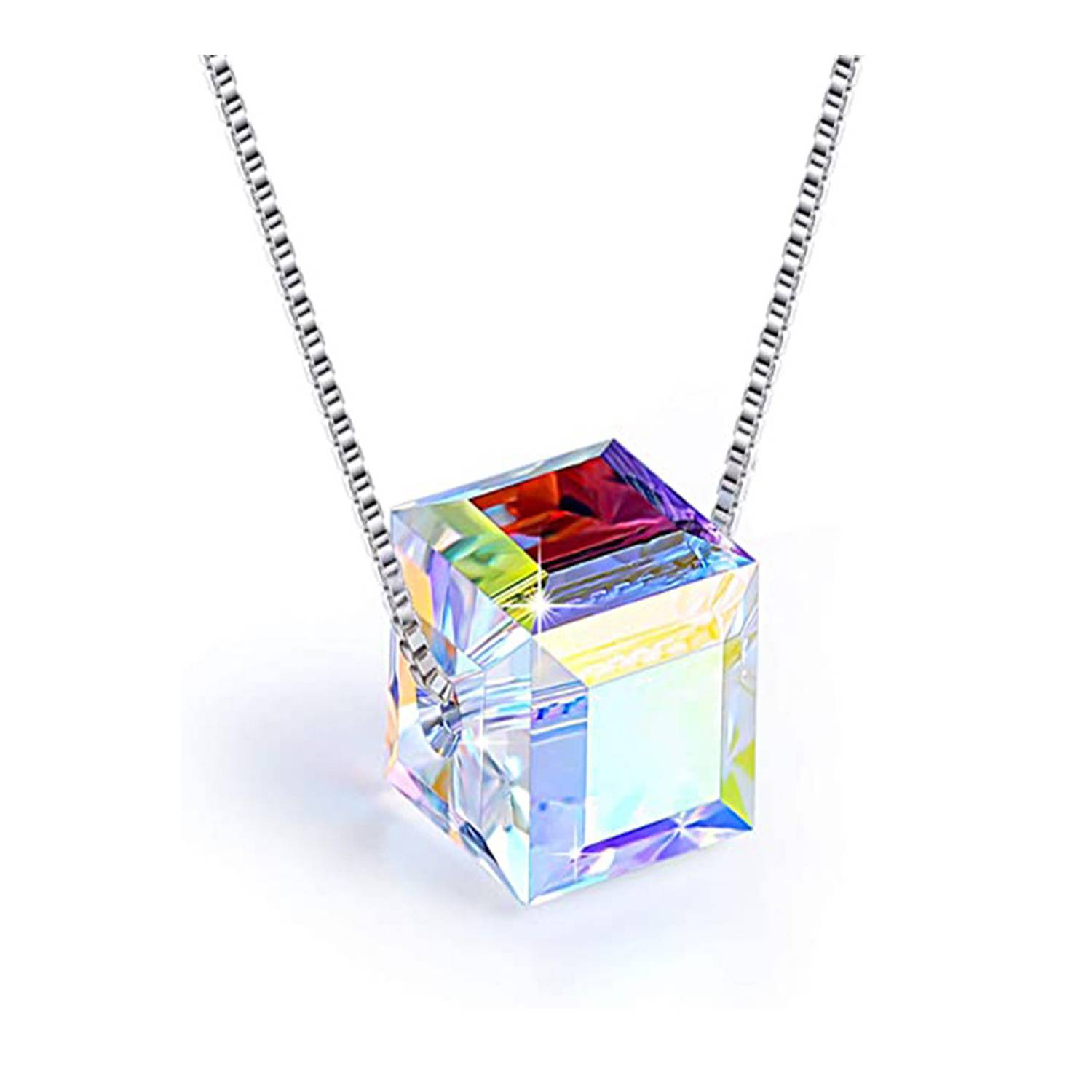 Sugar cube crystal necklace 5
