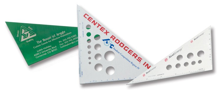 12" 30/60/90 Degree Aluminum Triangle 2