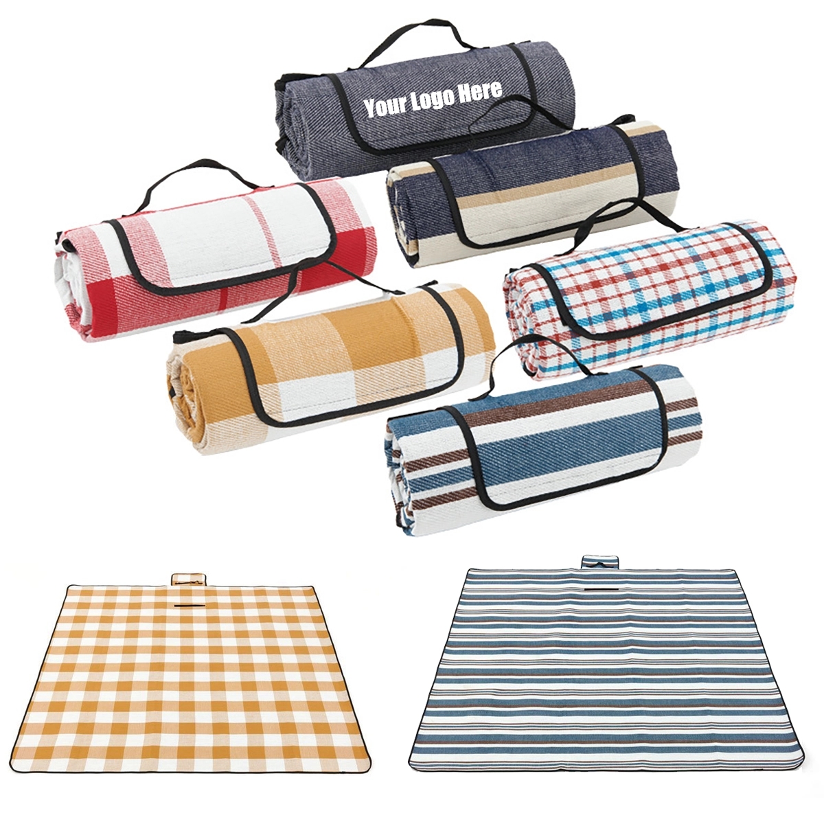 Outdoor Moisture-Proof Picnic Blankets(2M X 2M) 2