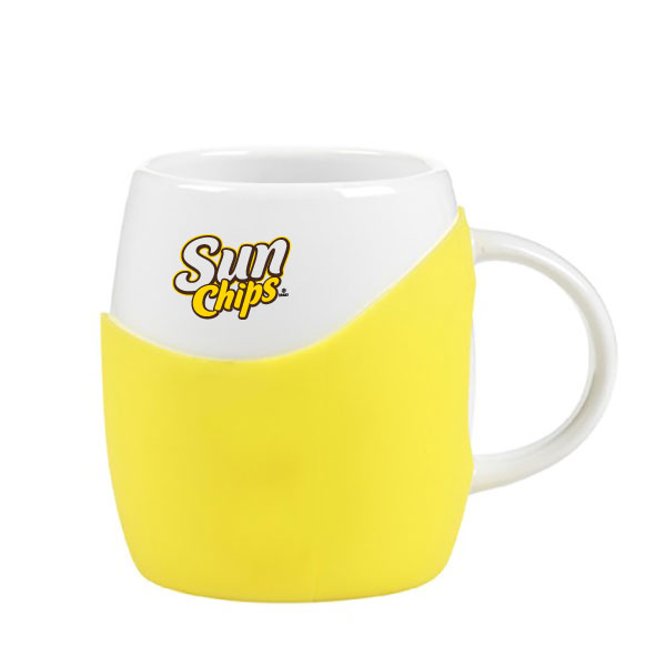 14 oz Rotunda with Silicone Band Mug 6