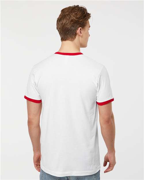Unisex Fine Jersey Ringer T-Shirt - 246 64