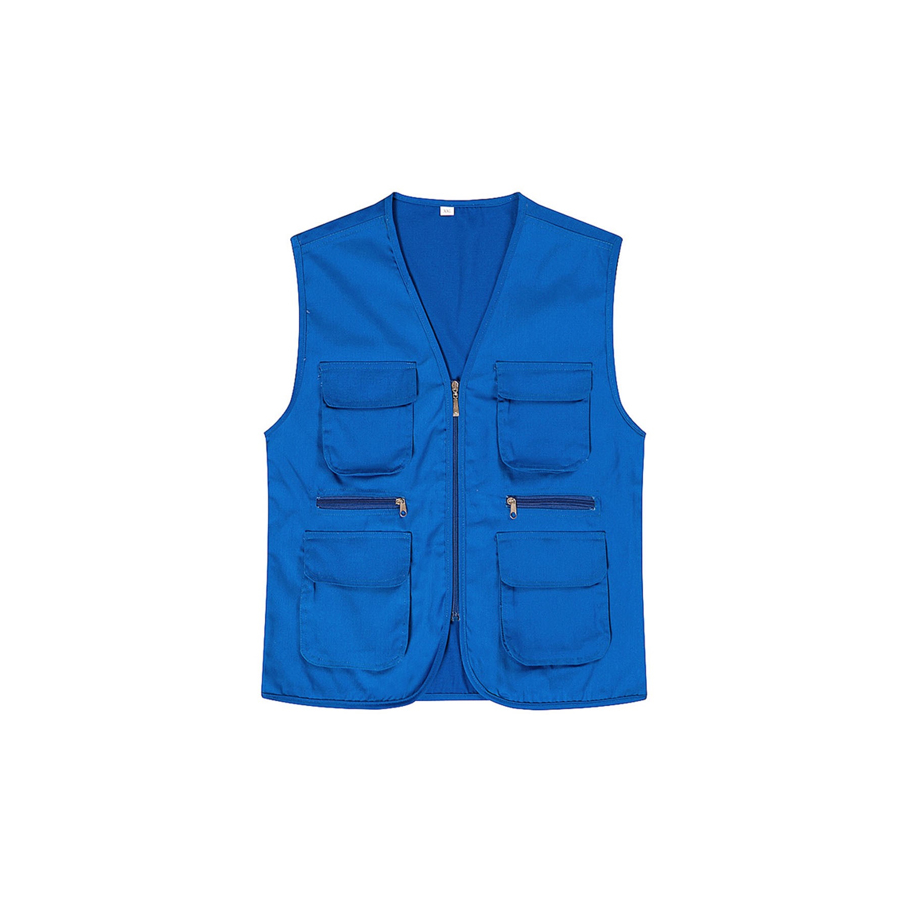 Multi-Pocket Work Clothes Vest Volunteer Vest 7