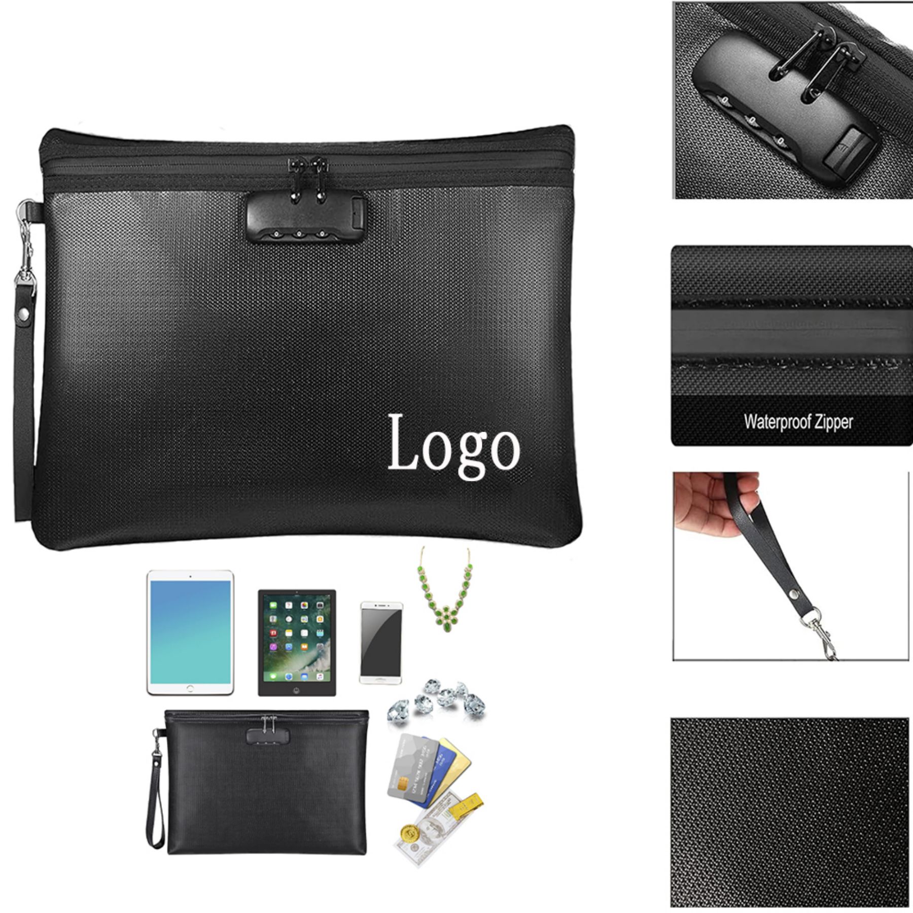 Fireproof Bag with Lock 2
