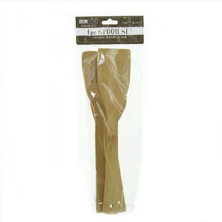 Bamboo Spoon Sets - 4 Pieces 2