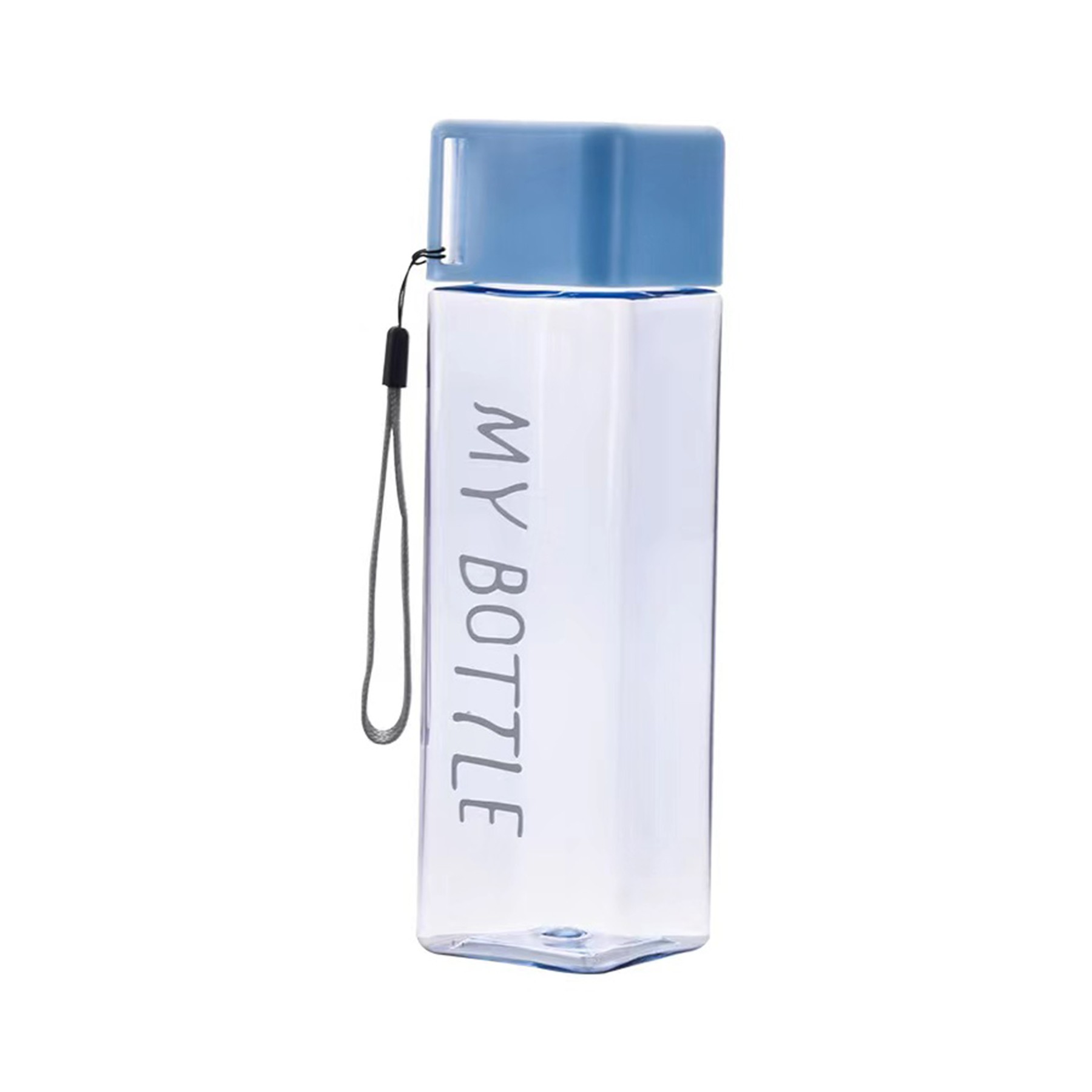 Square Plastic Clear Bottle 3