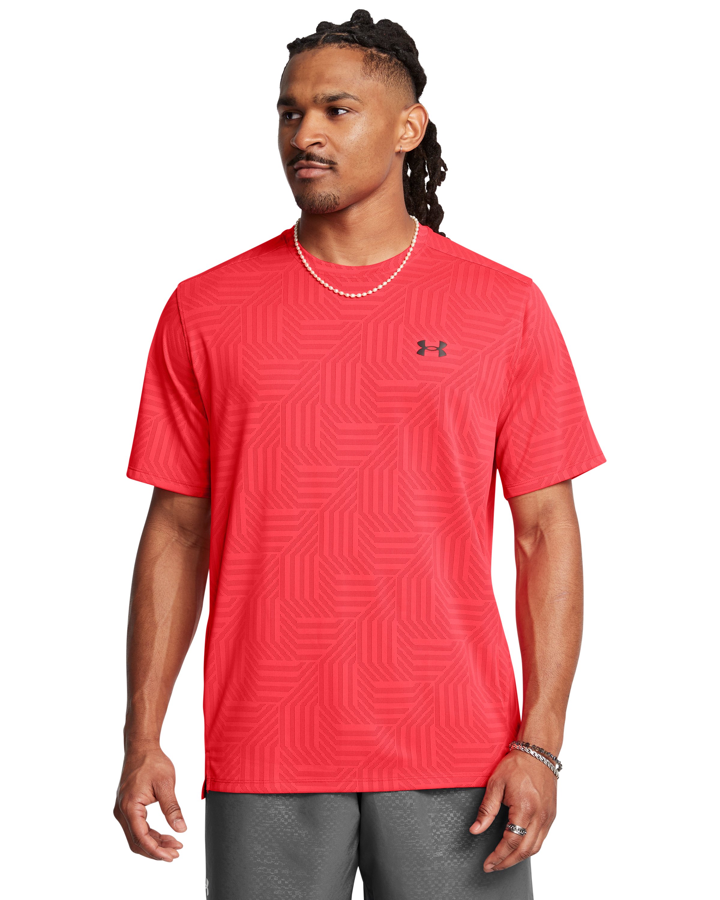 UA Tech Vent Geotessa Men's Short Sleeve 3