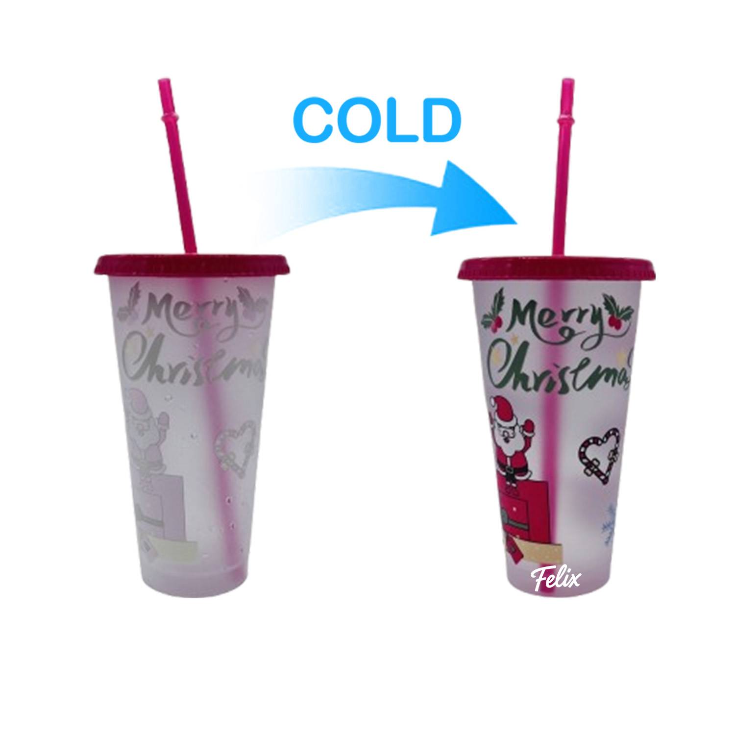 25oz Color Changing PP Cold Drink Cup 3