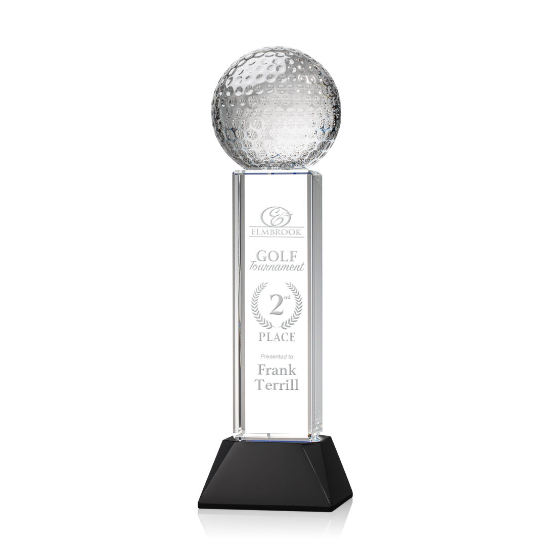 Golf Ball Award on Stowe Base - Black 14