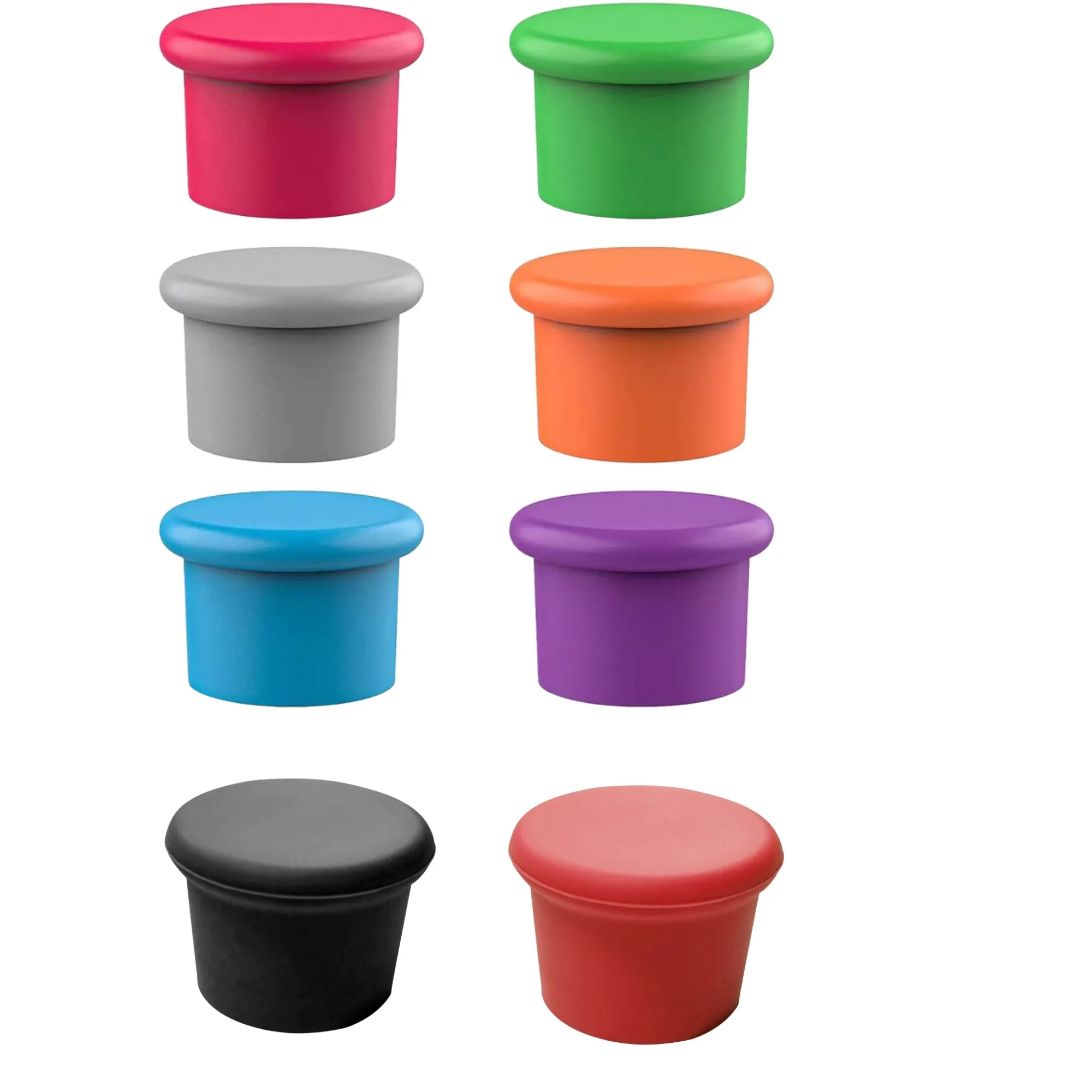 Silicone Bottle Caps Wine Stoppers Fresh Keeping Cover 3