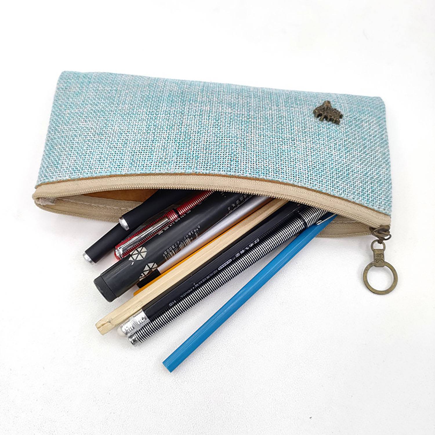 Classic Design Linen Pencil Case 3